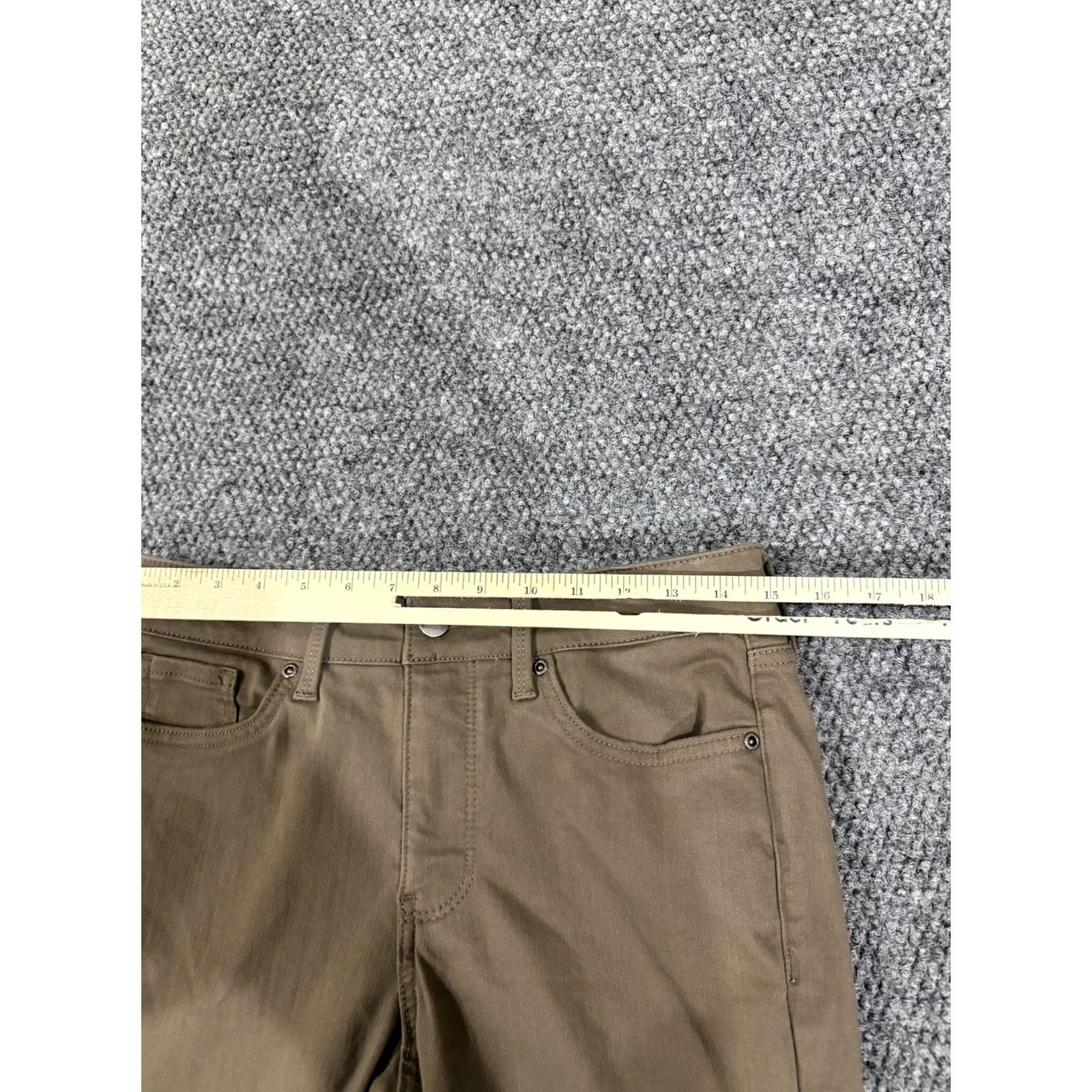 NYDJ NYDJ Pants Womens 8P Brown High Rise Straight Lift Tuck Cool Embrace Stretch Size 30" / US 8 / IT 44 - 3 Thumbnail