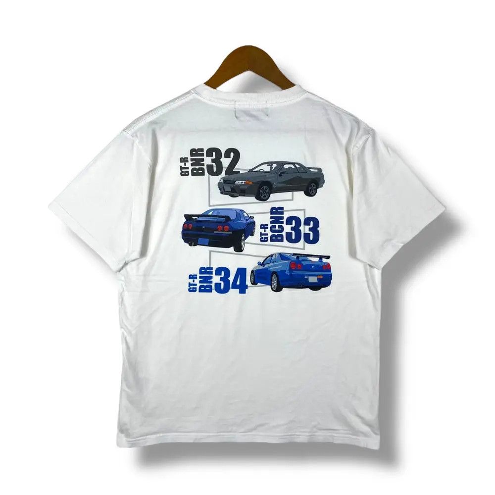 Japanese Brand NISSAN SKYLINE GT-R Model Graphic Tee Shirt Large Size Size US L / EU 52-54 / 3 - 1 Thumbnail
