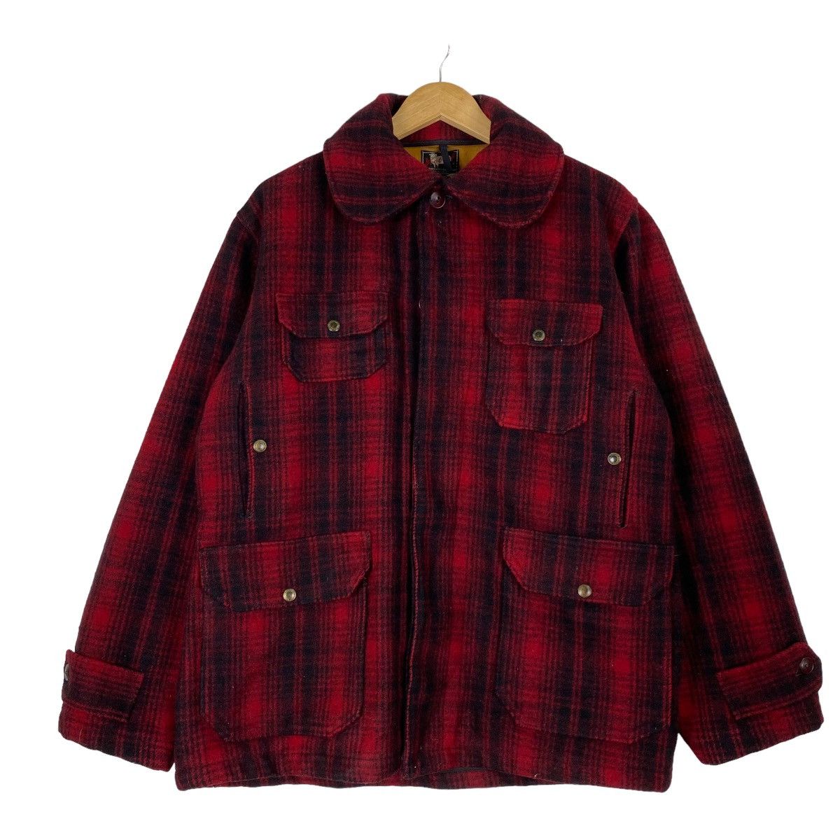 Woolrich Woolen Mills Vintage 90s Woolrich Woolen Mills Mackinaw Tartan Jacket Size US L / EU 52-54 / 3 - 1 Thumbnail