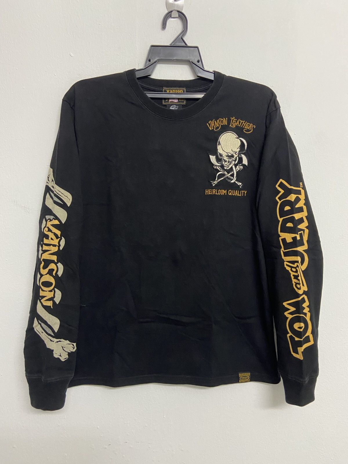 Vanson Leathers Vanson Leather X Felix The Cat Embroidered Logo T-Shirt Size US M / EU 48-50 / 2 - 3 Thumbnail