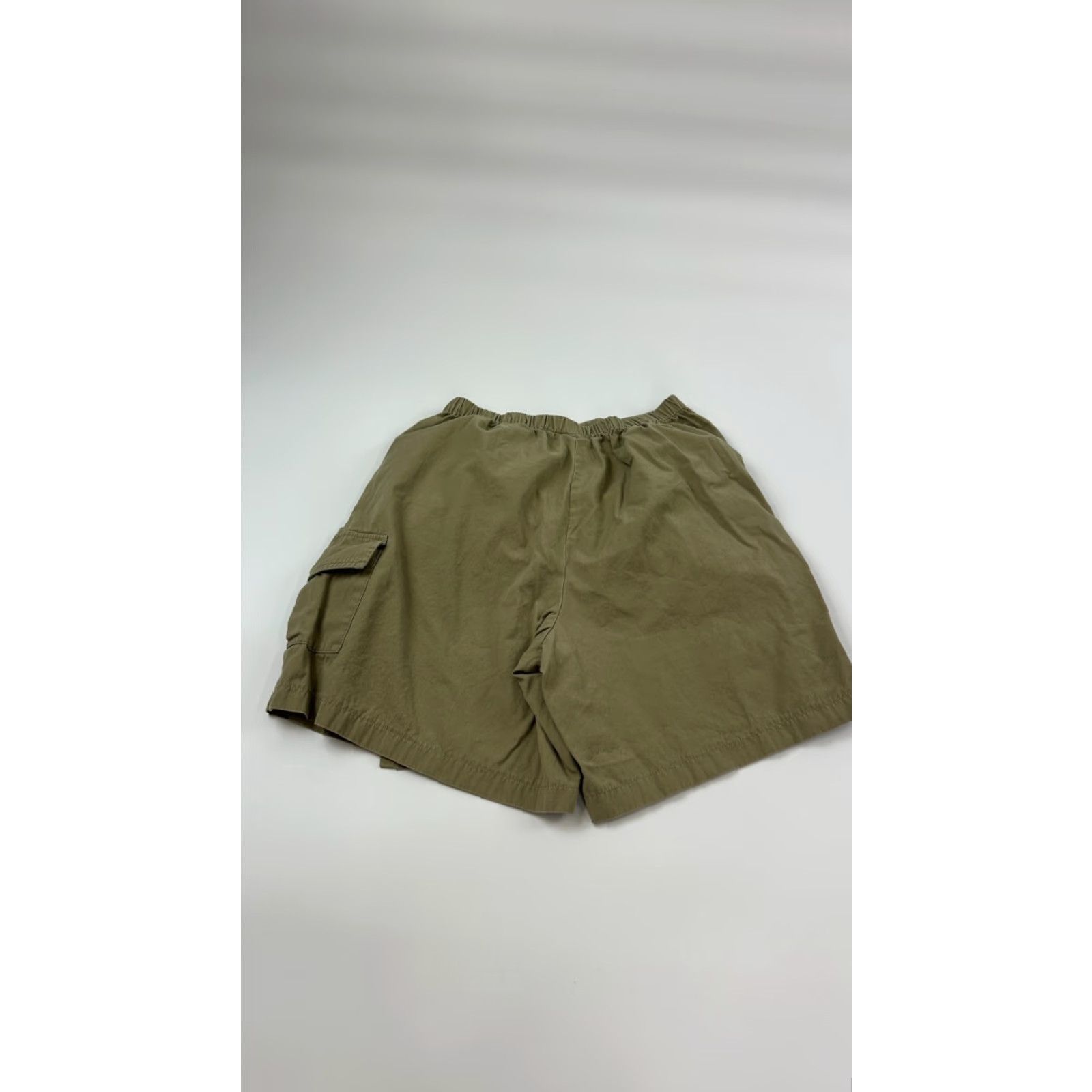 Orvis Orvis Women's Shorts 10 Olive Green Cotton Cargo Wrap High Rise Elastic Waist Outdoor Size 32" / US 10 / IT 46 - 2 Thumbnail
