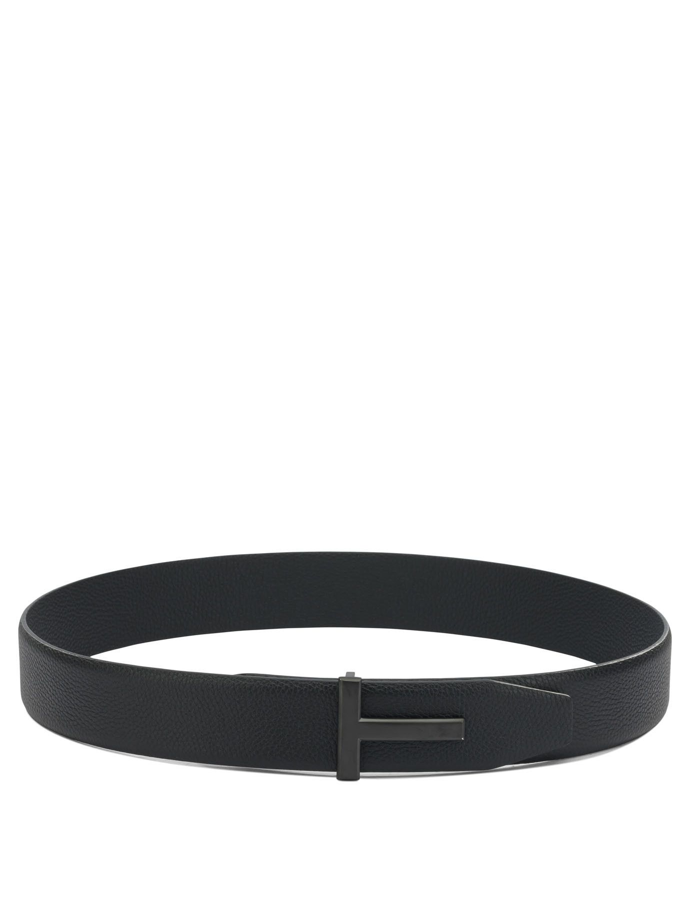 Tom Ford T Icon Leather Belt Size ONE SIZE - 1 Thumbnail