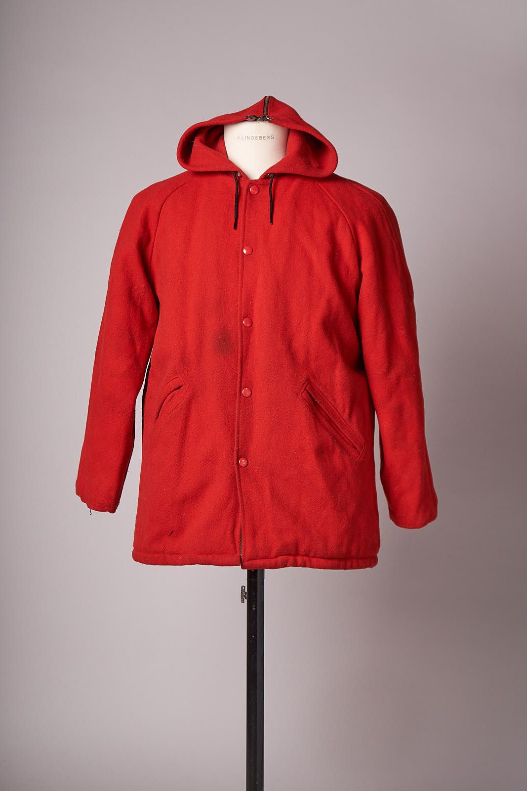 Vintage 1950s-60s Vintage Red Car Hunting Letterman Coat Size US M / EU 48-50 / 2 - 2 Thumbnail