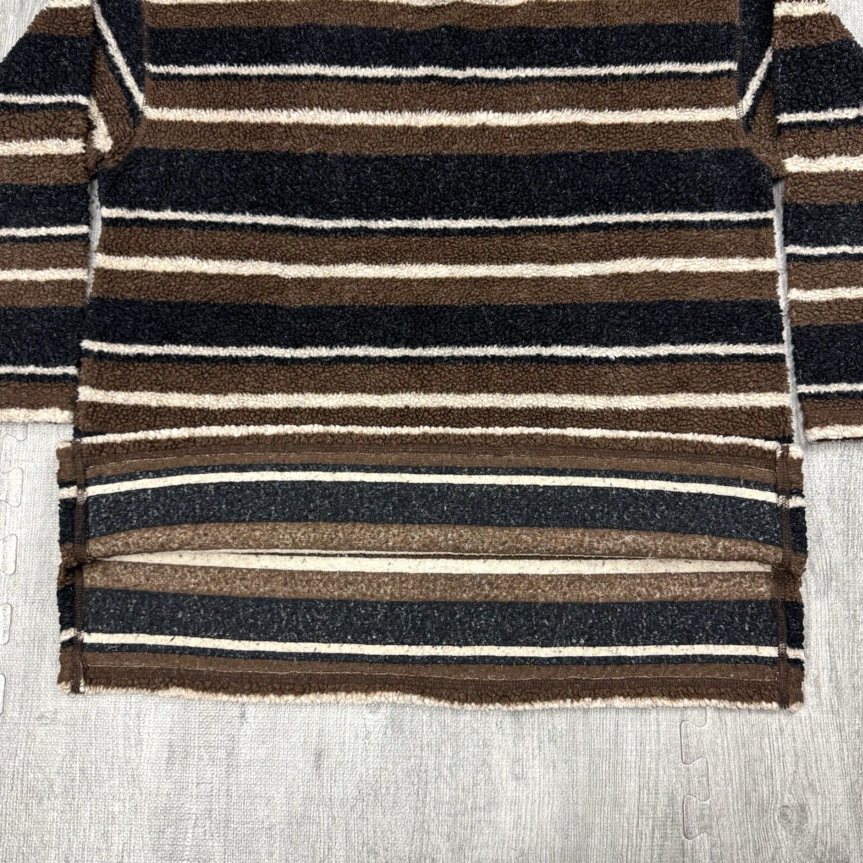 Jones New York VTG Jones New York Sport Pullover Crewneck Fleece Striped Sweater L Women Multicolor/Pattern Striped Retro Hipster City Classic USA Size L / US 10 / IT 46 - 4 Thumbnail
