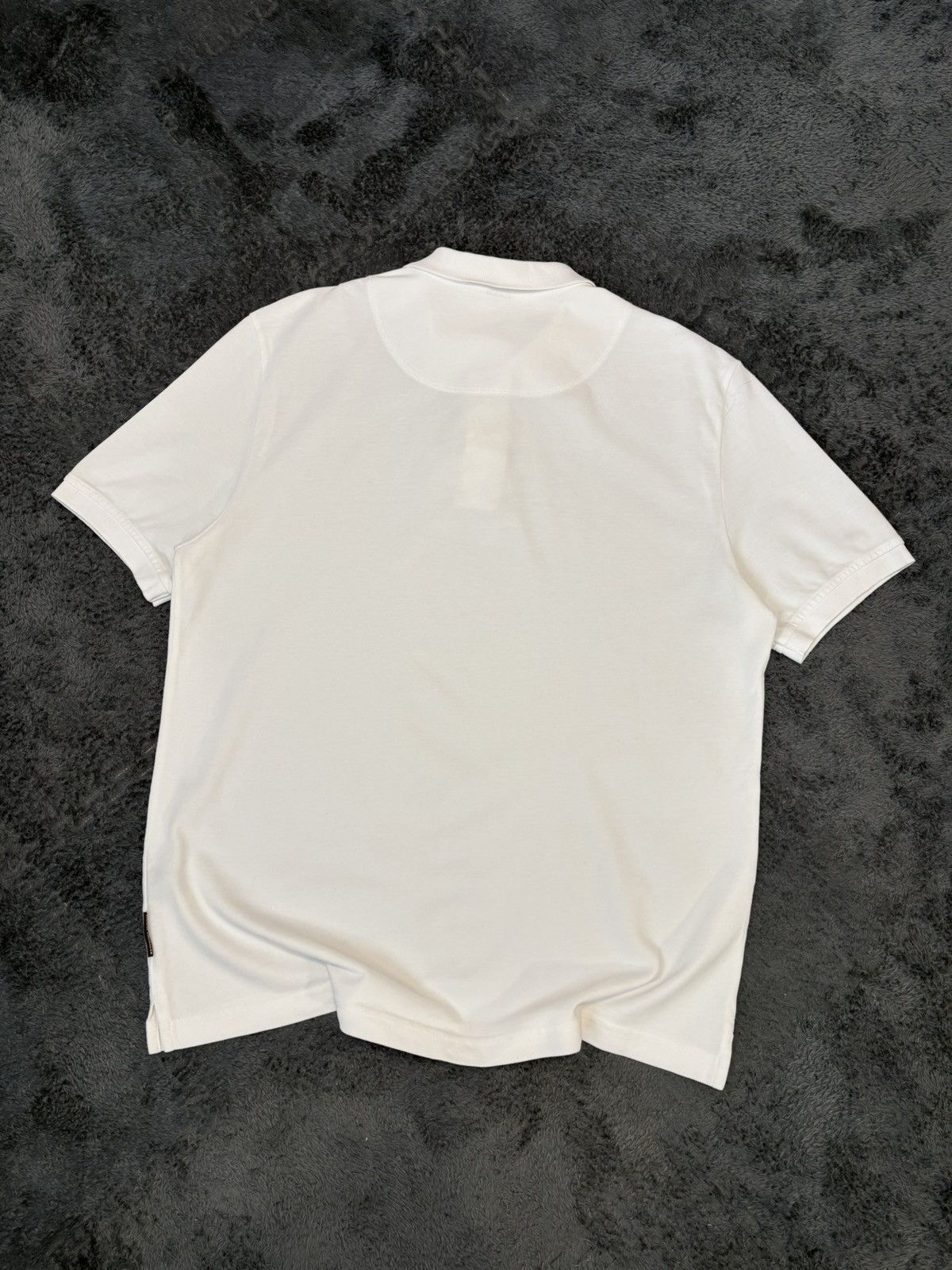 Moose Knuckles Moose Knuckles Basic White Polo Shirt Size US L / EU 52-54 / 3 - 6 Thumbnail