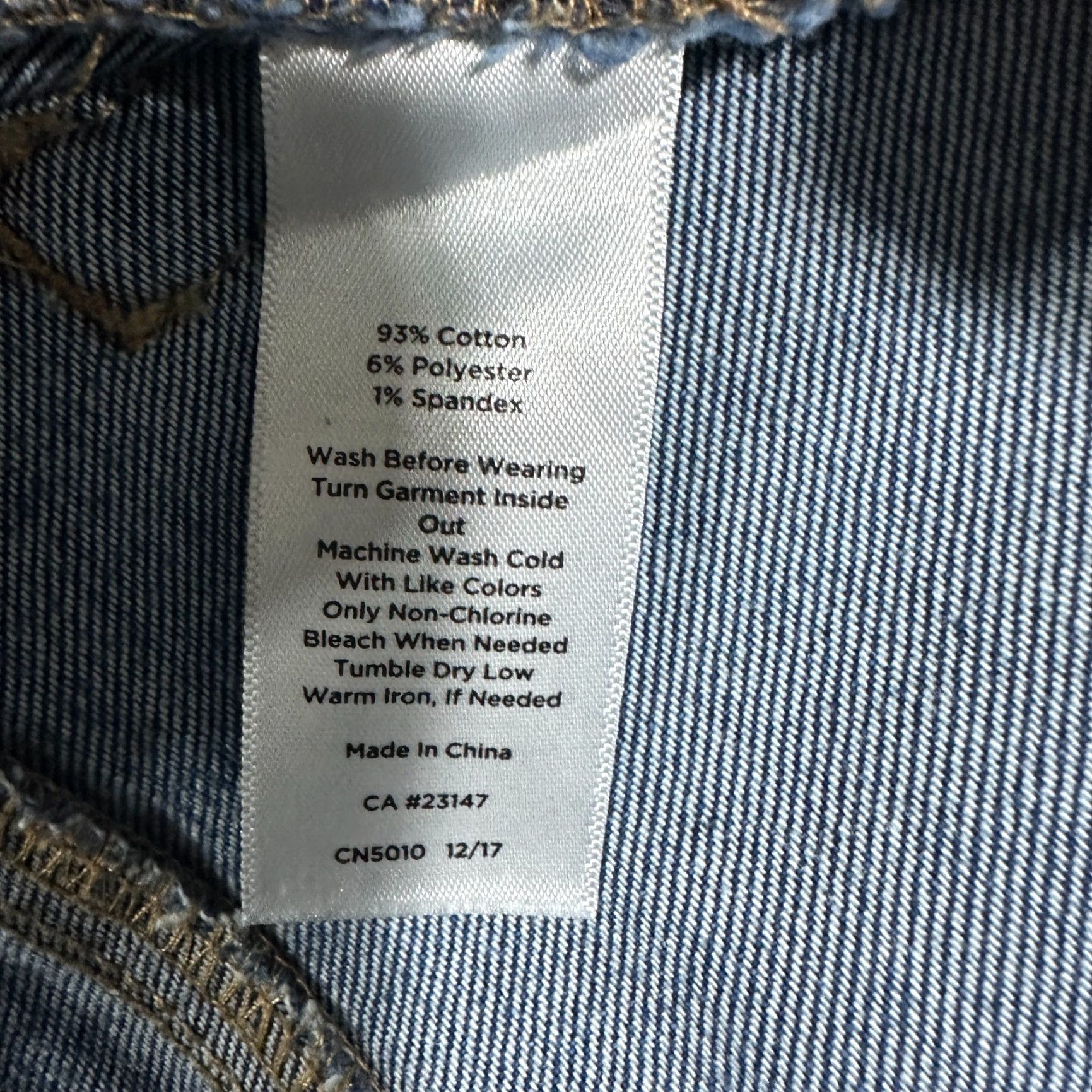 Talbots Talbots Jeans Womens 8 Straight Crop Cotton Stretch Pockets Medium Wash Blue Regular 5-Pocket Denim Straight Crop Mens Womens Boys Girls Size 30" / US 8 / IT 44 - 6 Thumbnail