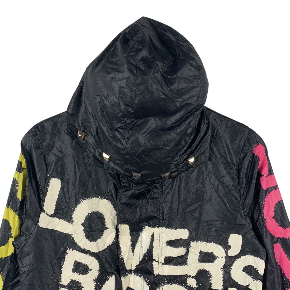 Japanese Brand × Vintage Vintage SUPER LOVERS lovers rock big spellout windbreaker Size US M / EU 48-50 / 2 - 2 Thumbnail