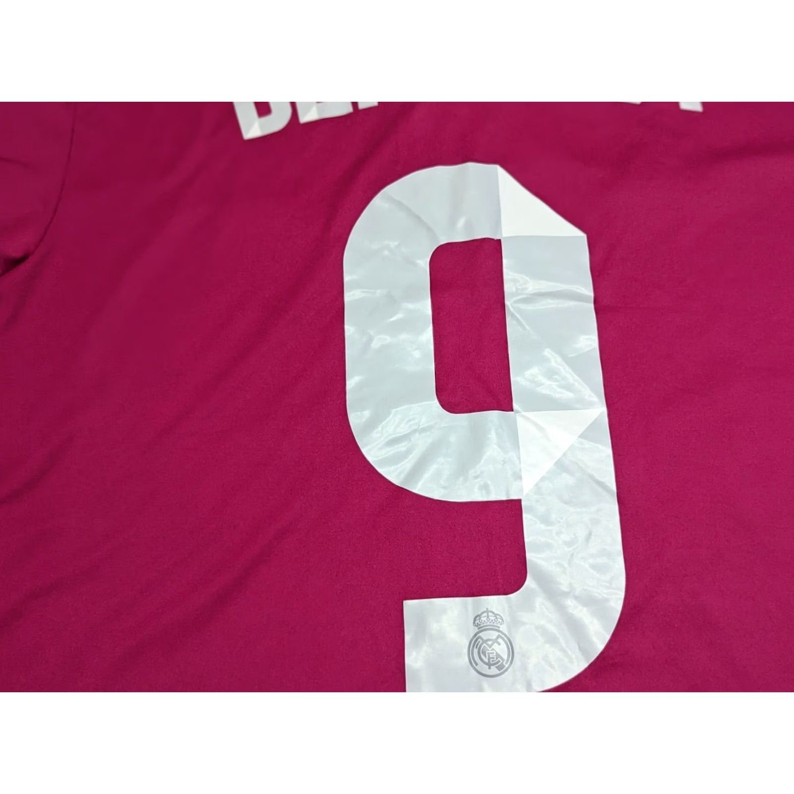 Adidas Adidas Real Madrid Benzema Jersey 2014-2015 Away Football Mens Shirt Size S Pink Short Sleeve T-Shirt Size US S / EU 44-46 / 1 - 7 Thumbnail