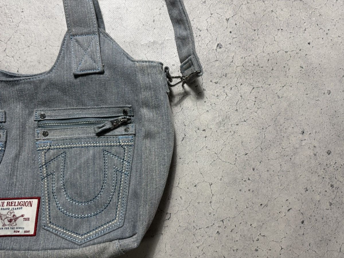 True Religion True Religion Denim Cargo Big Logo Shoulders Bag Size ONE SIZE - 3 Thumbnail