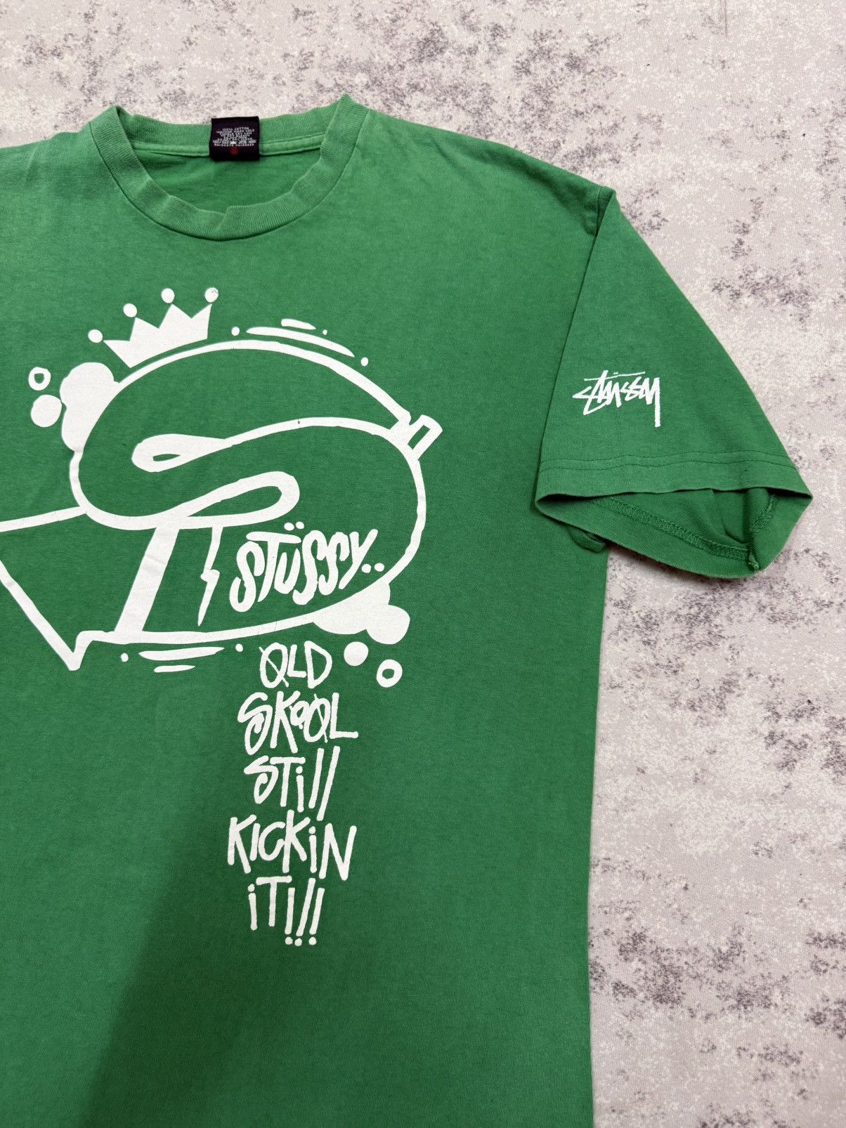 Stussy VINTAGE STUSSY OLD SKOOL STILL KICKIN IT GRAPHIC TSHIRT Size US M / EU 48-50 / 2 - 6 Thumbnail