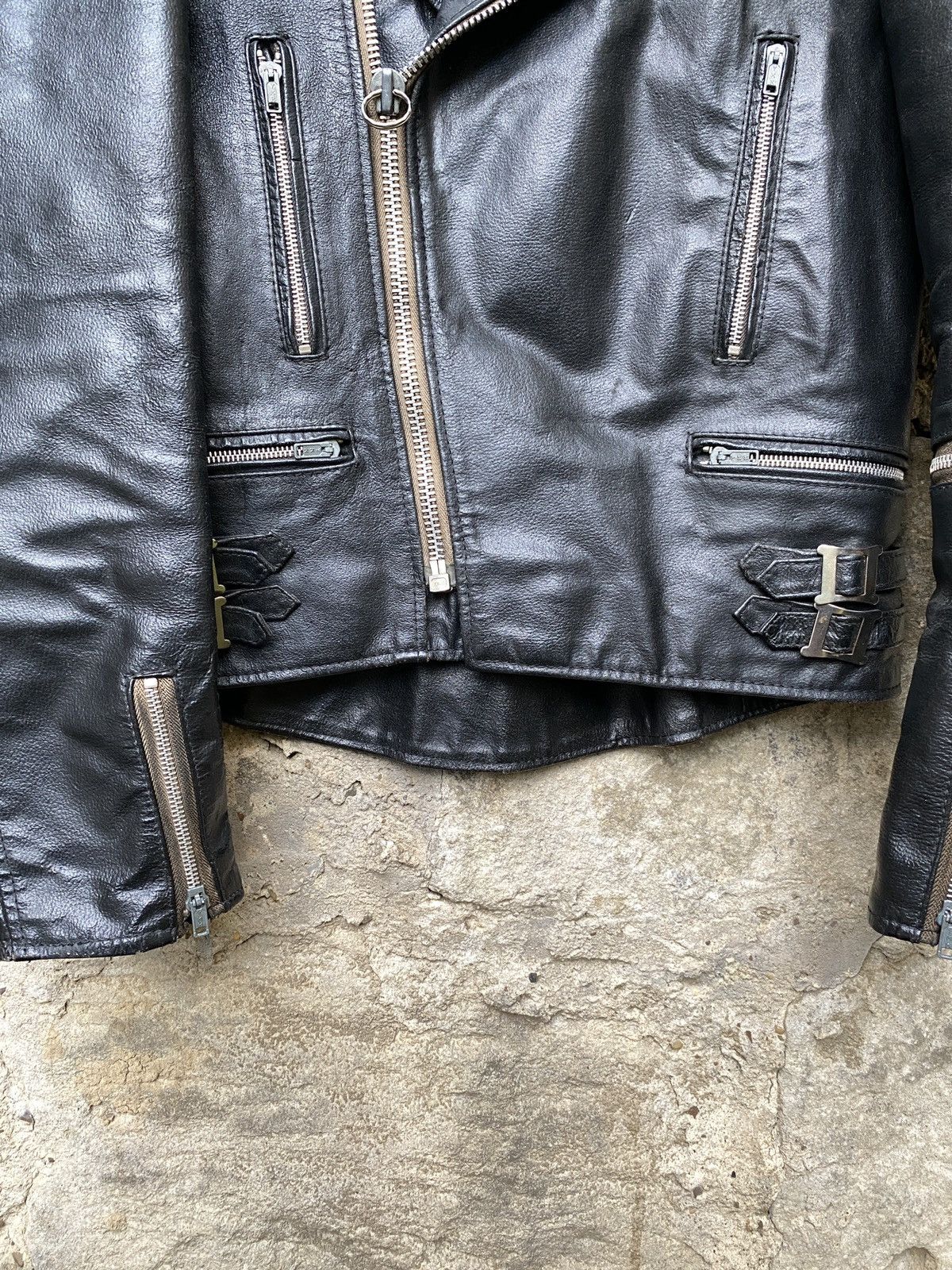 Vintage Rare Vintage 80s Punk Campri Everest Leather Biker Jacket Size US M / EU 48-50 / 2 - 3 Thumbnail
