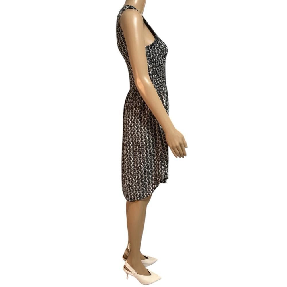 H&M Elegant Black and White Patterned Dress Size M / US 6-8 / IT 42-44 - 2 Thumbnail