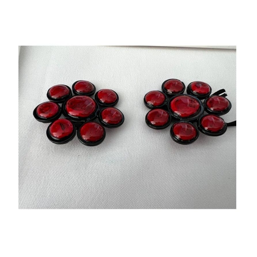 Moschino SS20 Moschino Couture Jeremy Scott Flower Clip On Earrings Size ONE SIZE - 7 Thumbnail