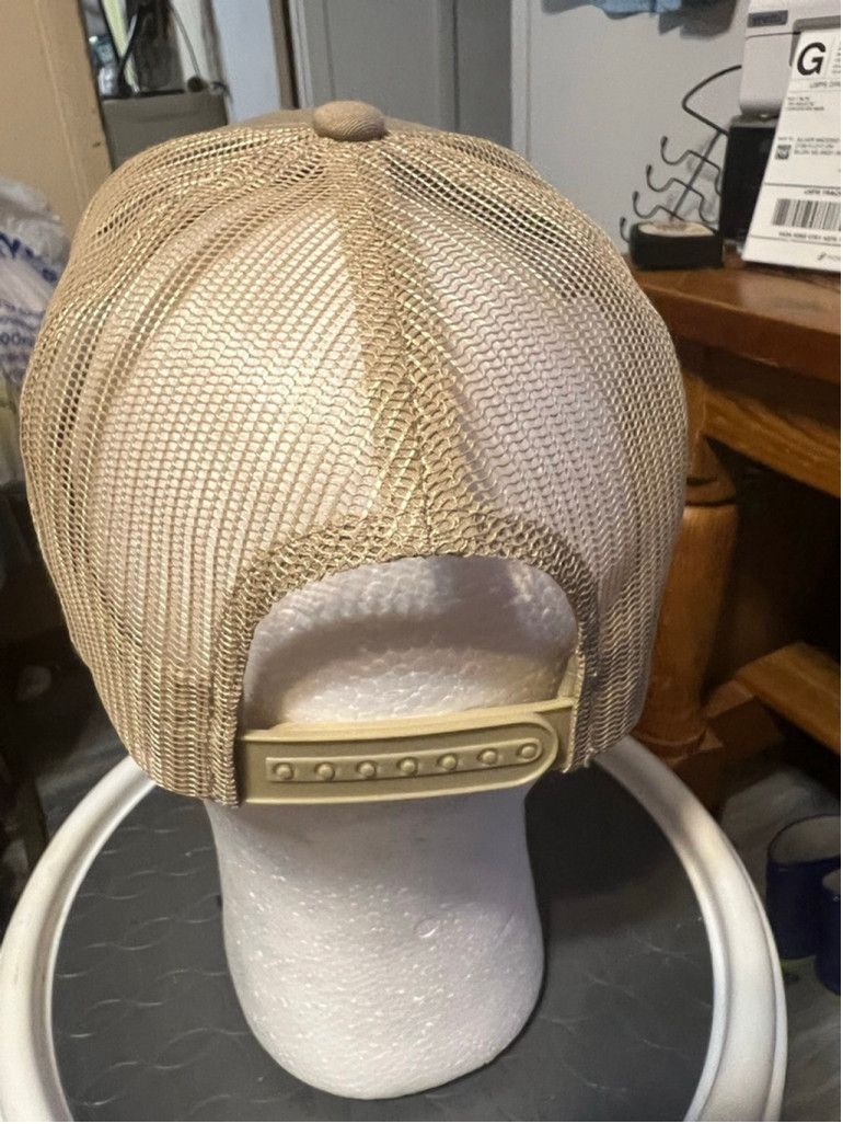 The Unbranded Brand Men's Beige Trucker Hat Blue Neighborhood Lending Size ONE SIZE - 3 Thumbnail