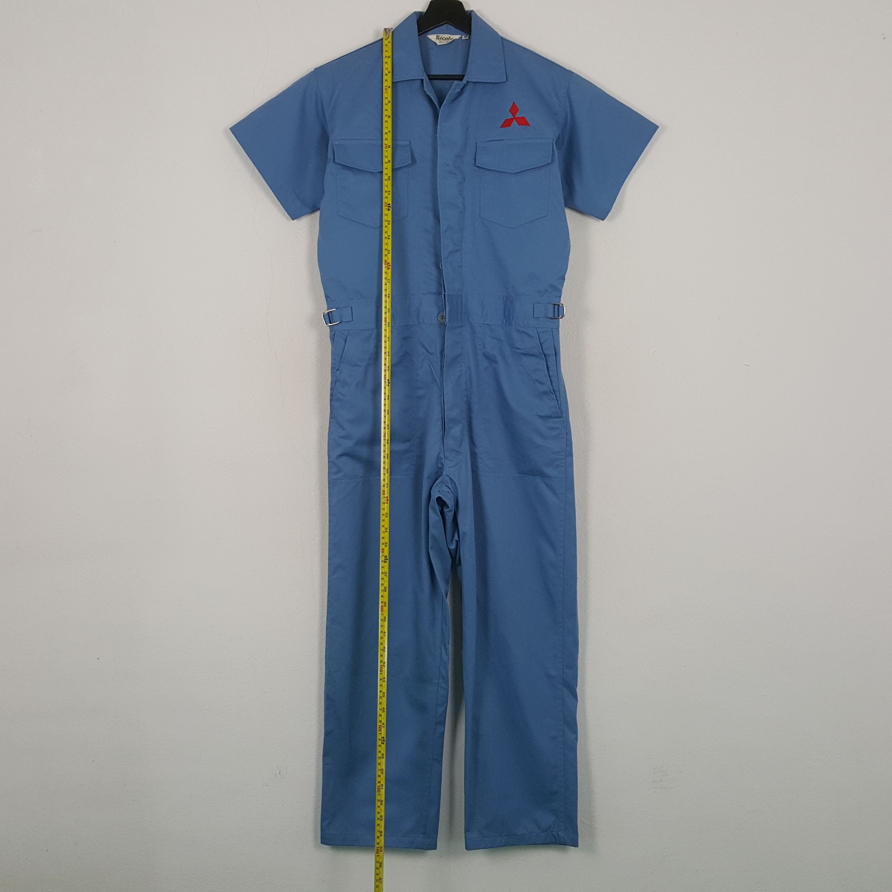 Vintage Mitsubishi Forklift Motorsports Workwear Coverall Jacket RR9 Size US M / EU 48-50 / 2 - 7 Thumbnail