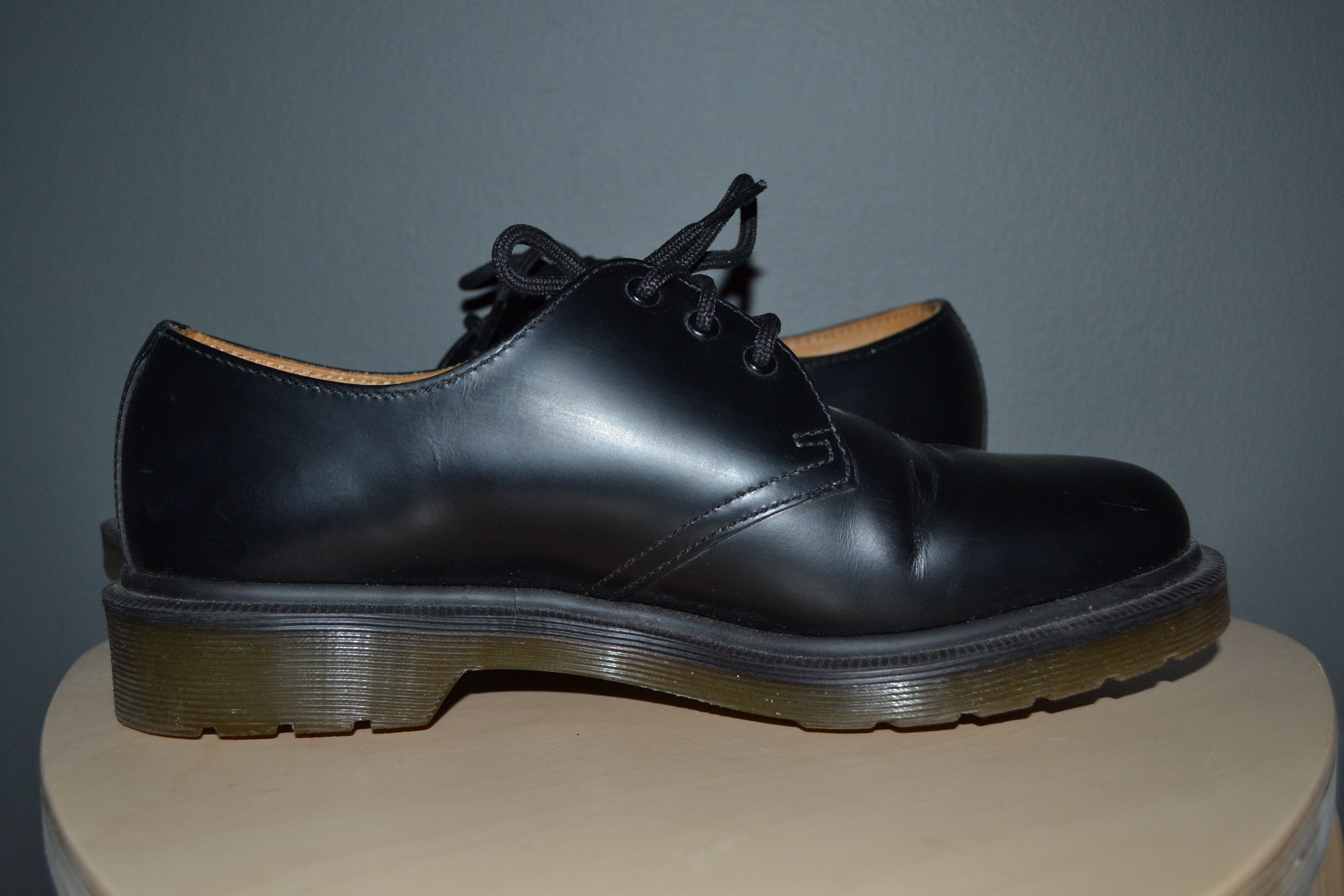 Dr. Martens Dr. Martens 1461 PW Mens Shoes Black 7 US Size US 7 / EU 40 - 6 Thumbnail