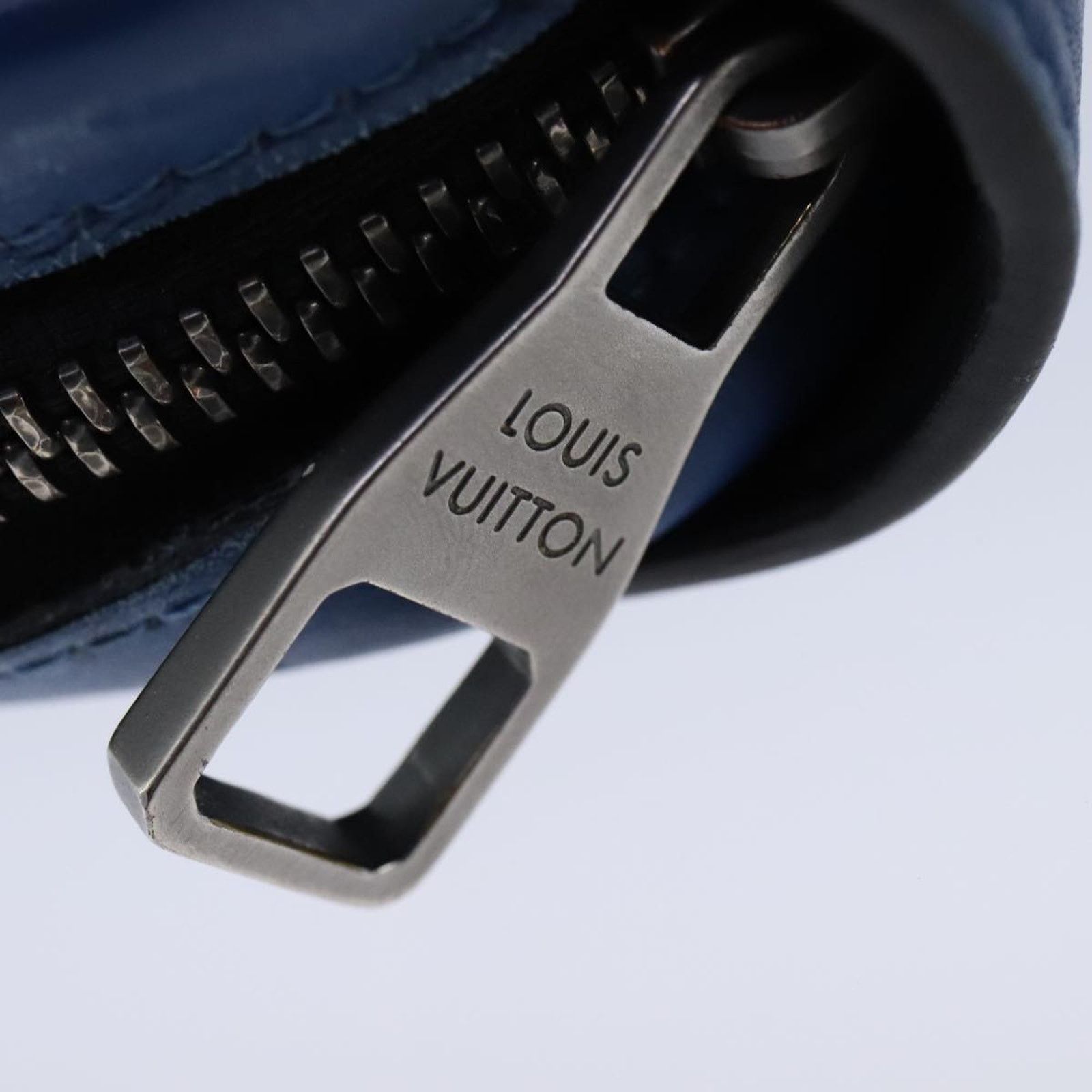Louis Vuitton Zippy Wallet Damier Ebene Blue