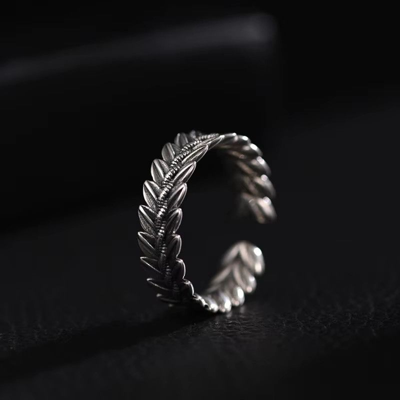 Handmade Vintage Wheat Cuff Ring Size ONE SIZE - 4 Thumbnail