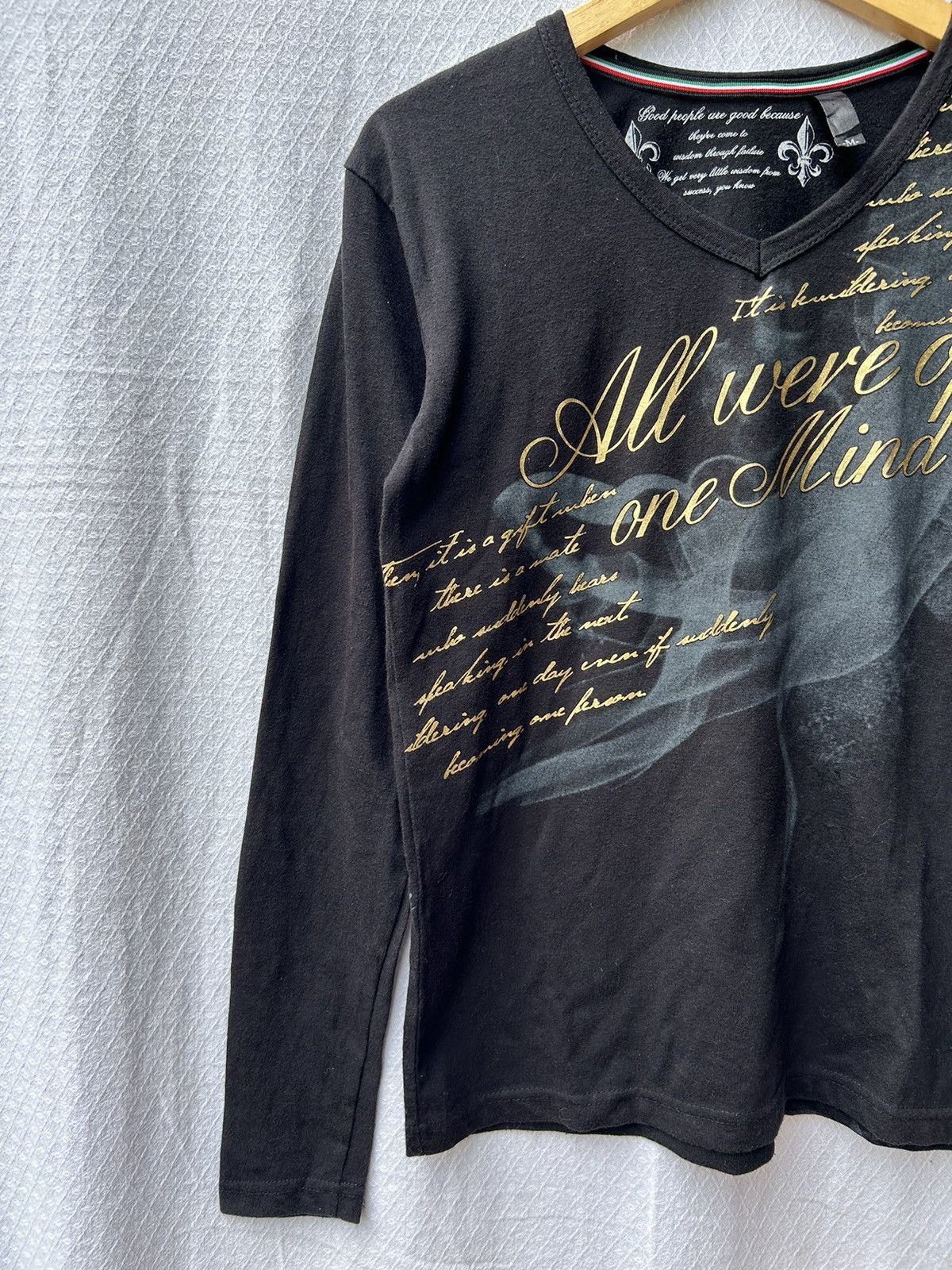 Hysteric Glamour 💸BINDINGOFFER💸Japanesebrand style poem smoke longsleeve Size US M / EU 48-50 / 2 - 3 Thumbnail