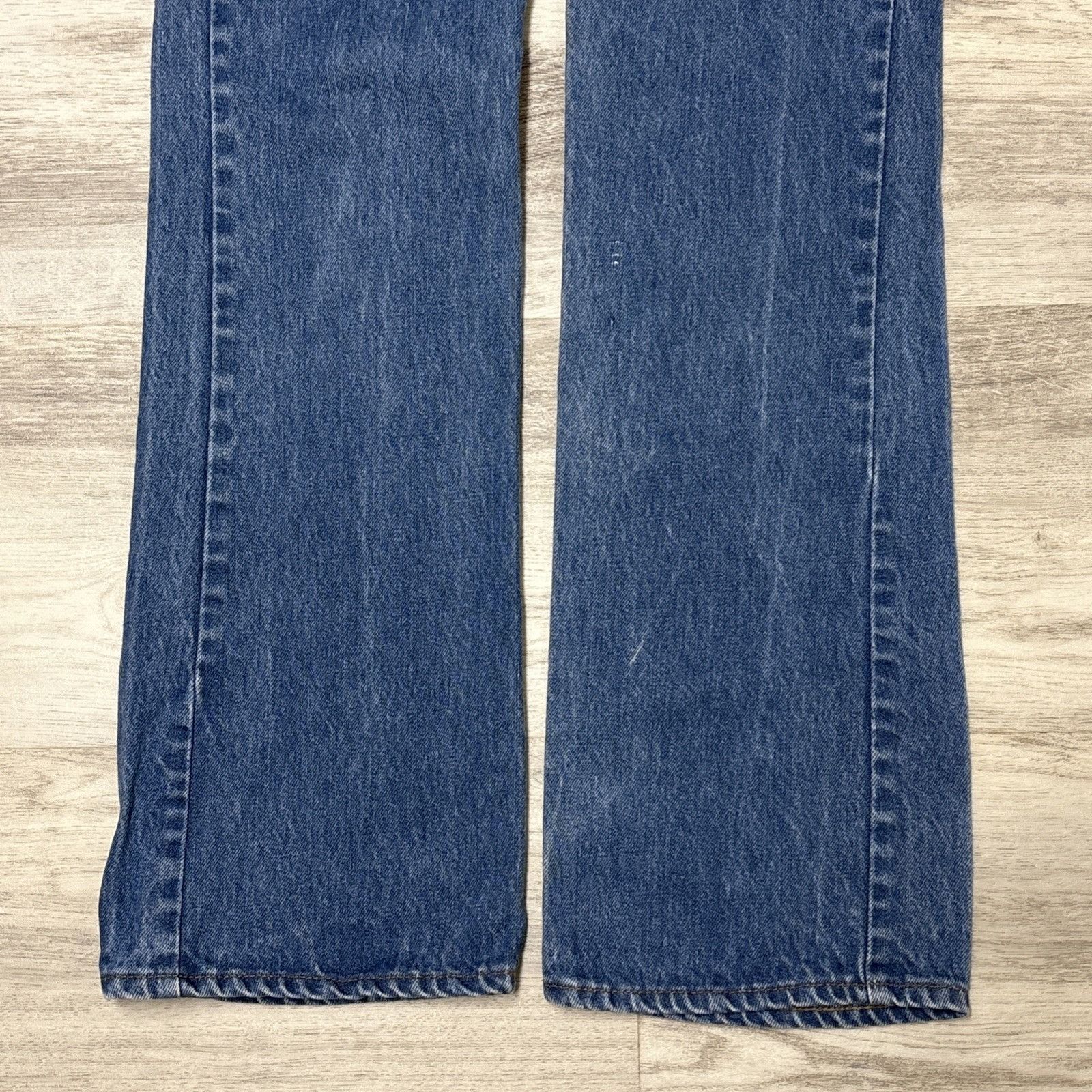 Vintage Levis 517 Jeans Mens 30x32 Blue Boot Cut Orange Tab