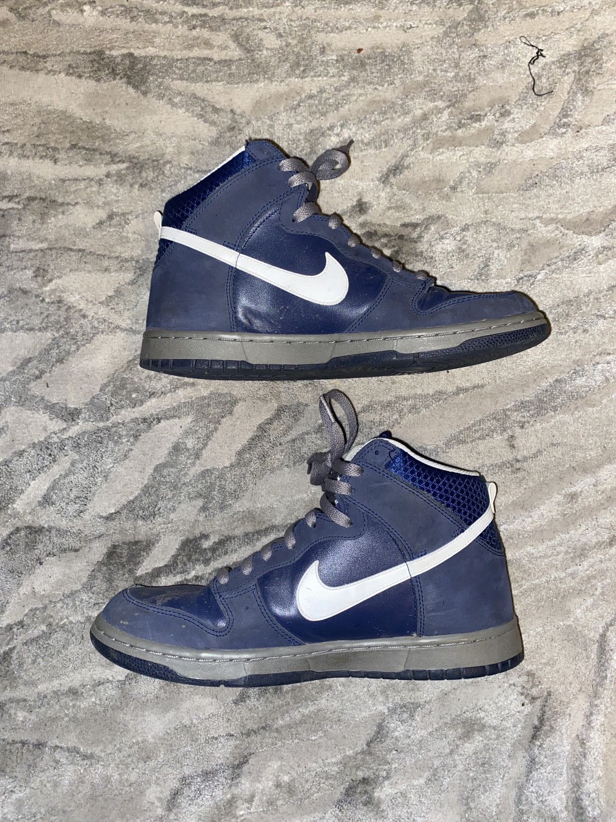 Nike Blue and white dunks | Grailed
