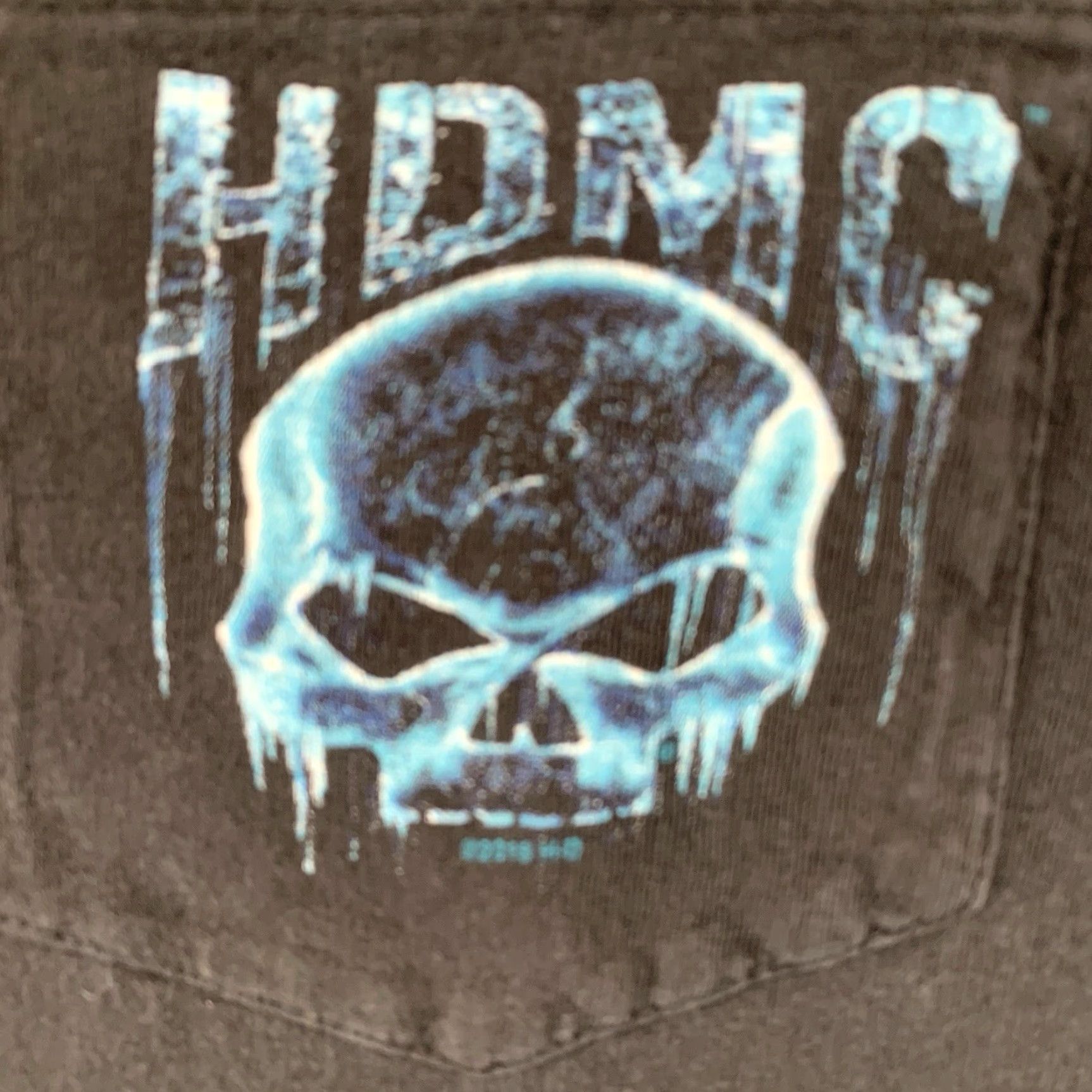 Harley Davidson HARLEY-DAVIDSON Graphic Print T-Shirt Mens XL Black Motorcycle Biker Ice Skull Pocket Size US XL / EU 56 / 4 - 2 Thumbnail