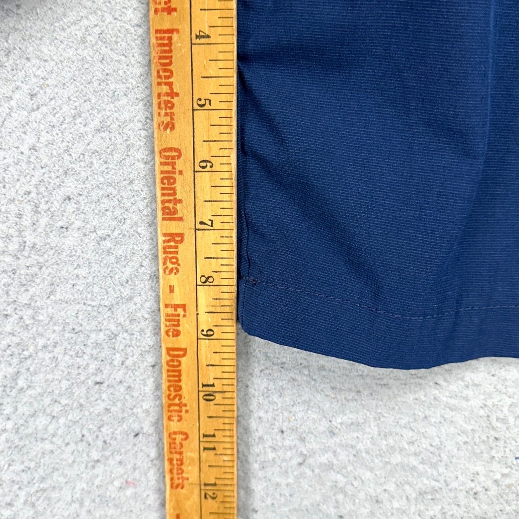 Banana Republic Banana Republic Shorts Mens 36 Navy Blue Khaki Chino Flat Front Stretch Pockets Navy/Blue Mens Pants Casual Outdoor Cotton Size US 36 / EU 52 - 7 Thumbnail