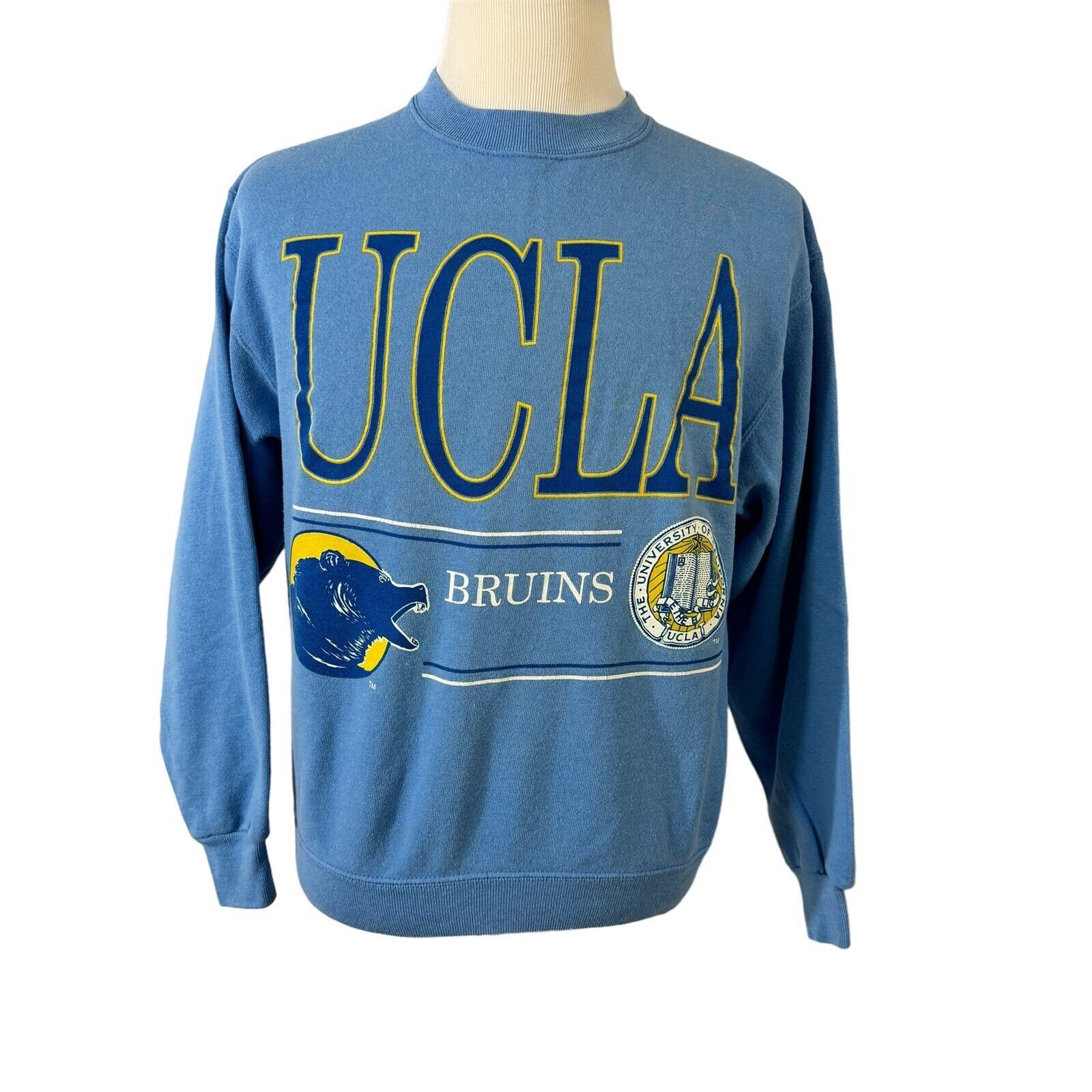 Hanes UCLA Bruins Sweatshirt Blue Los Angeles California Size US L / EU 52-54 / 3 - 1 Thumbnail