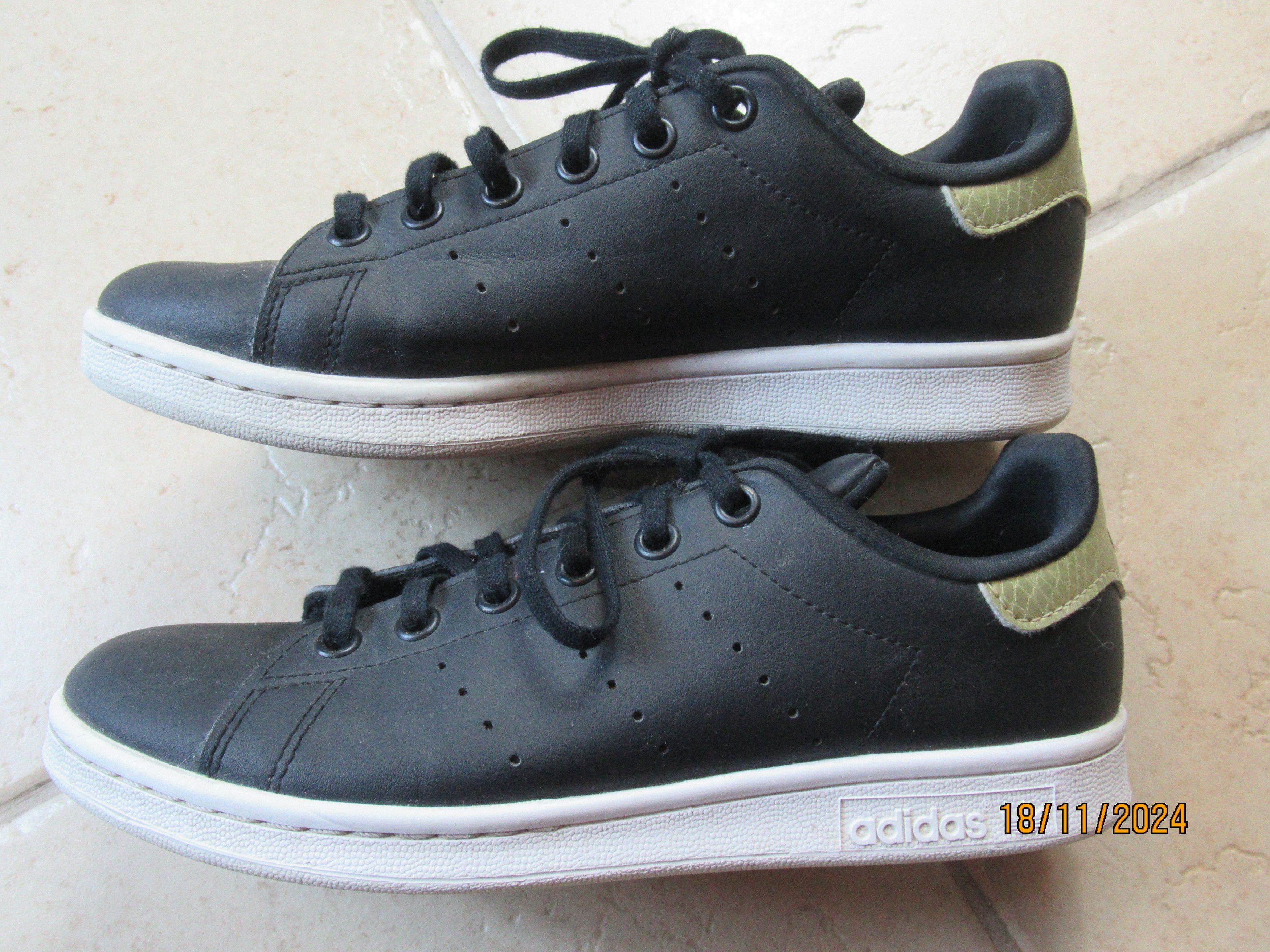 Adidas Adidas Stan Smith black Size US 5 / IT 35 - 1 Thumbnail