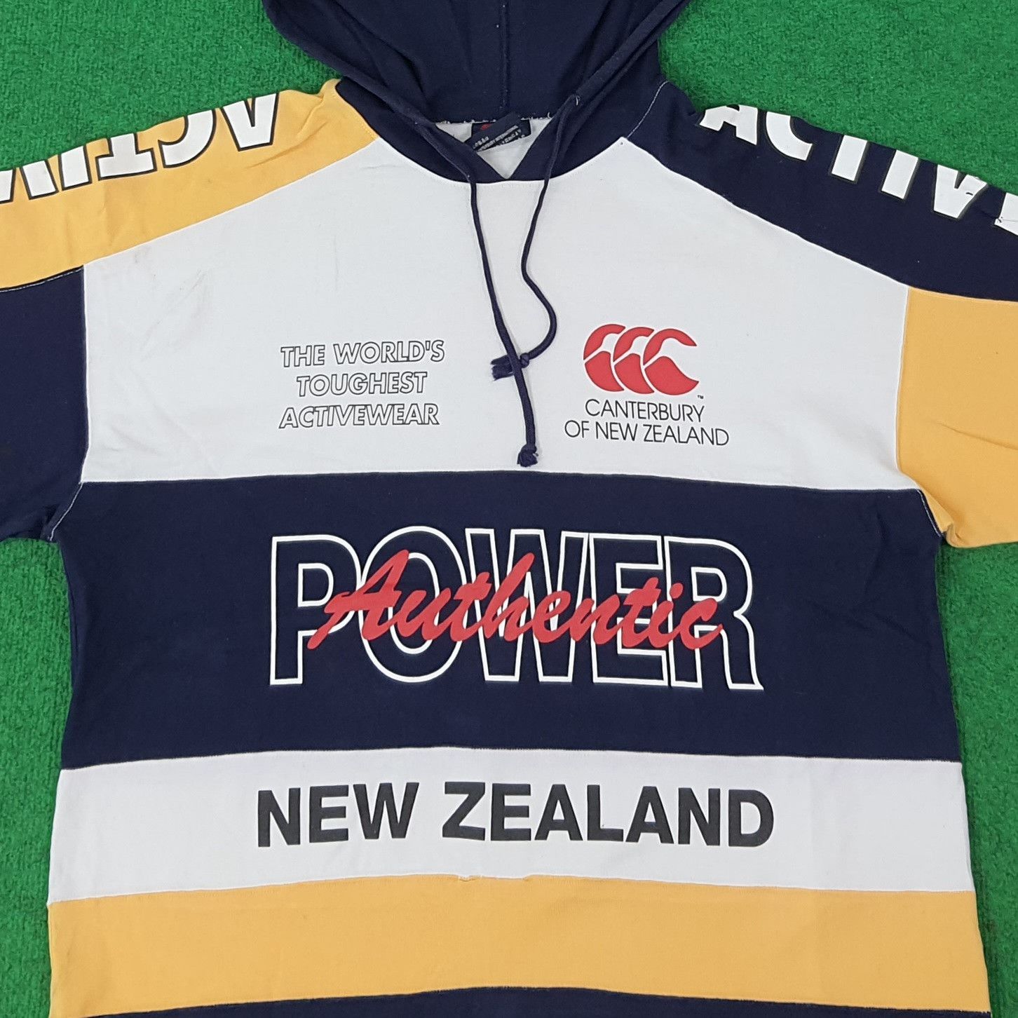 Canterbury of New Zealand Vintage Canterbury Power Authentic Hoodie Tshirt C259N3 Size US L / EU 52-54 / 3 - 2 Thumbnail