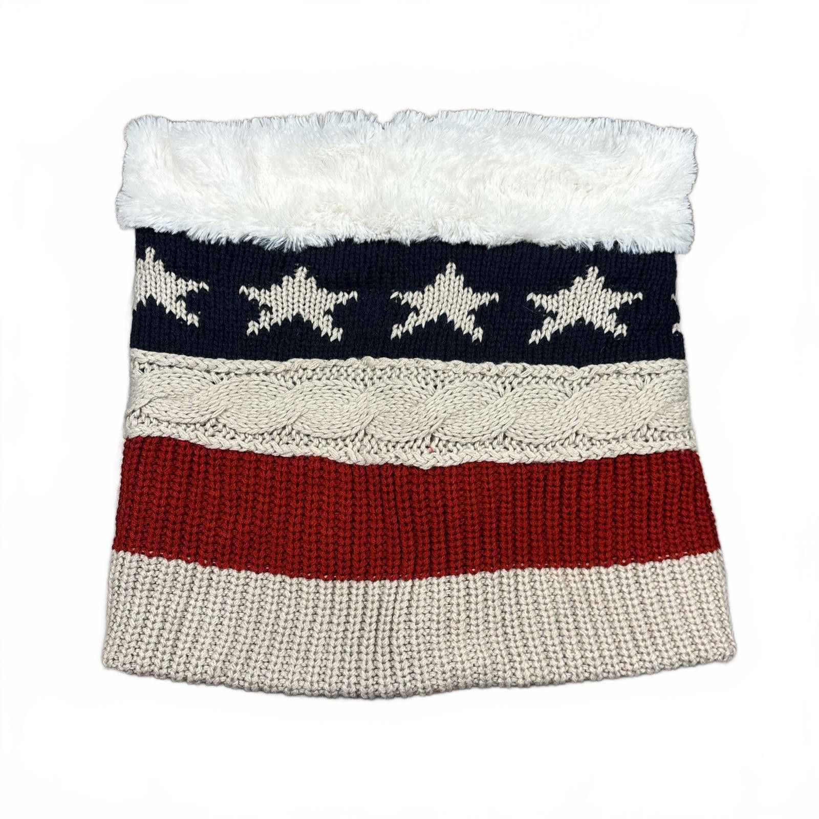 Nutsa Modebadze y2k american flag fur skirt or tube top Size 30" / US 8 / IT 44 - 2 Thumbnail