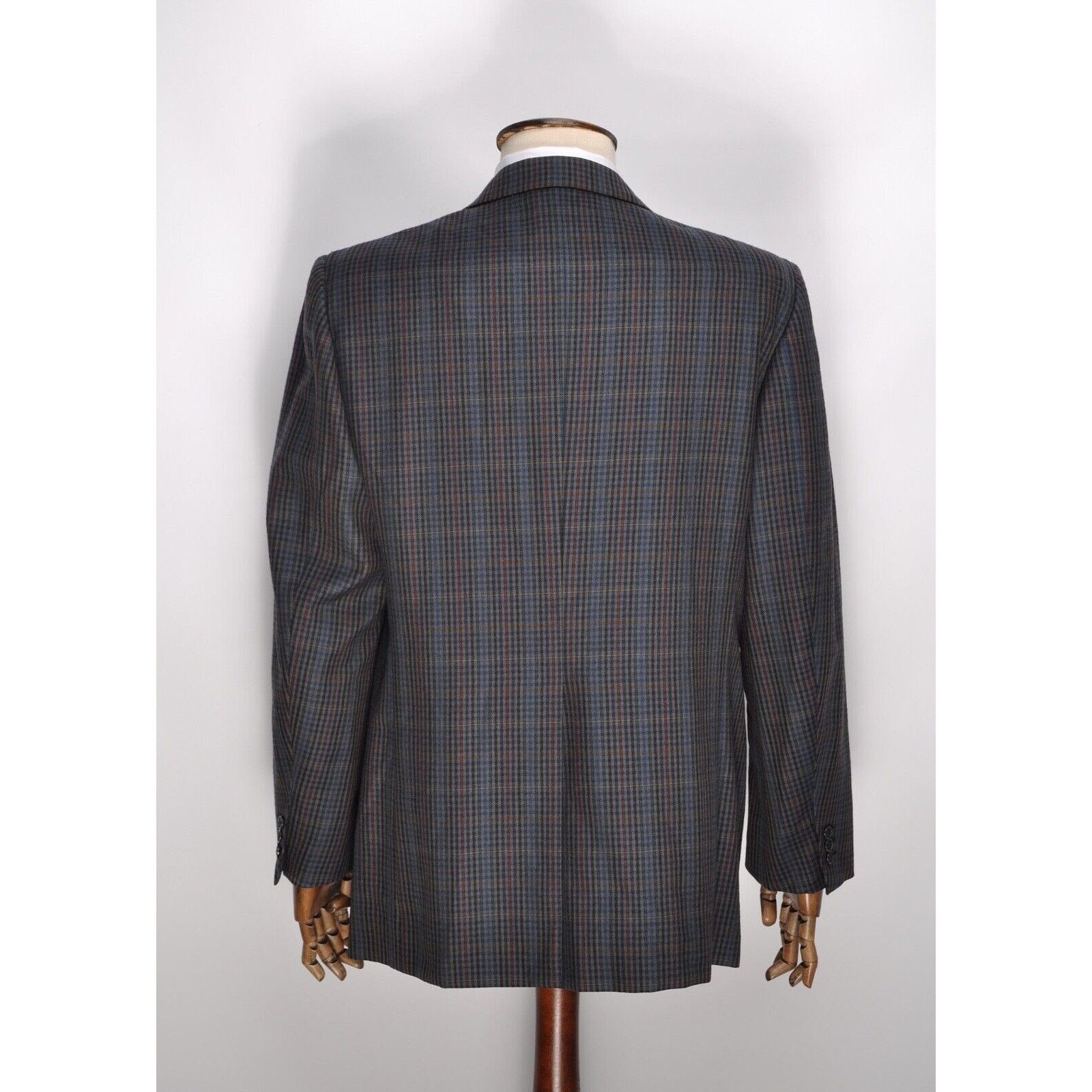 Brioni Men's BRIONI Wool PLAID Sport Blazer Jacket Size EU 56 UK 46 Size 46R - 3 Thumbnail