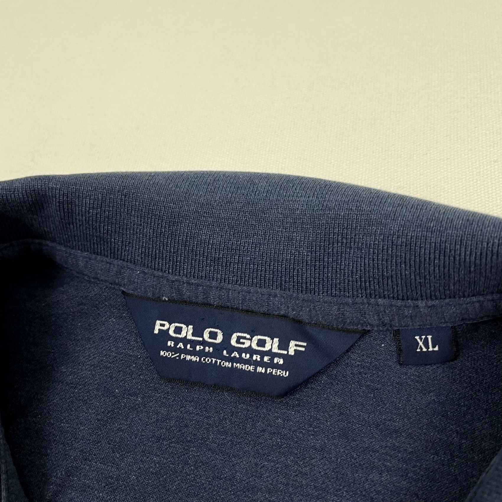 Polo Ralph Lauren Polo Ralph Lauren Polo Shirt Men XL Blue VTG Pine Valley Long Sleeve Polo Golf 100% Cotton Regular Fit Size US XL / EU 56 / 4 - 4 Thumbnail