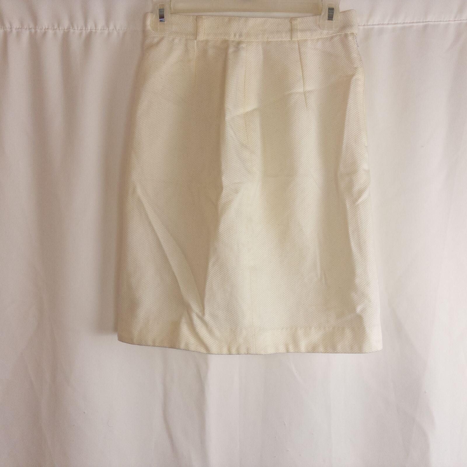 The Unbranded Brand Breeches Vintage Ivory Solid Skirt Womens XSmall Size 26" / US 2 / IT 38 - 1 Thumbnail