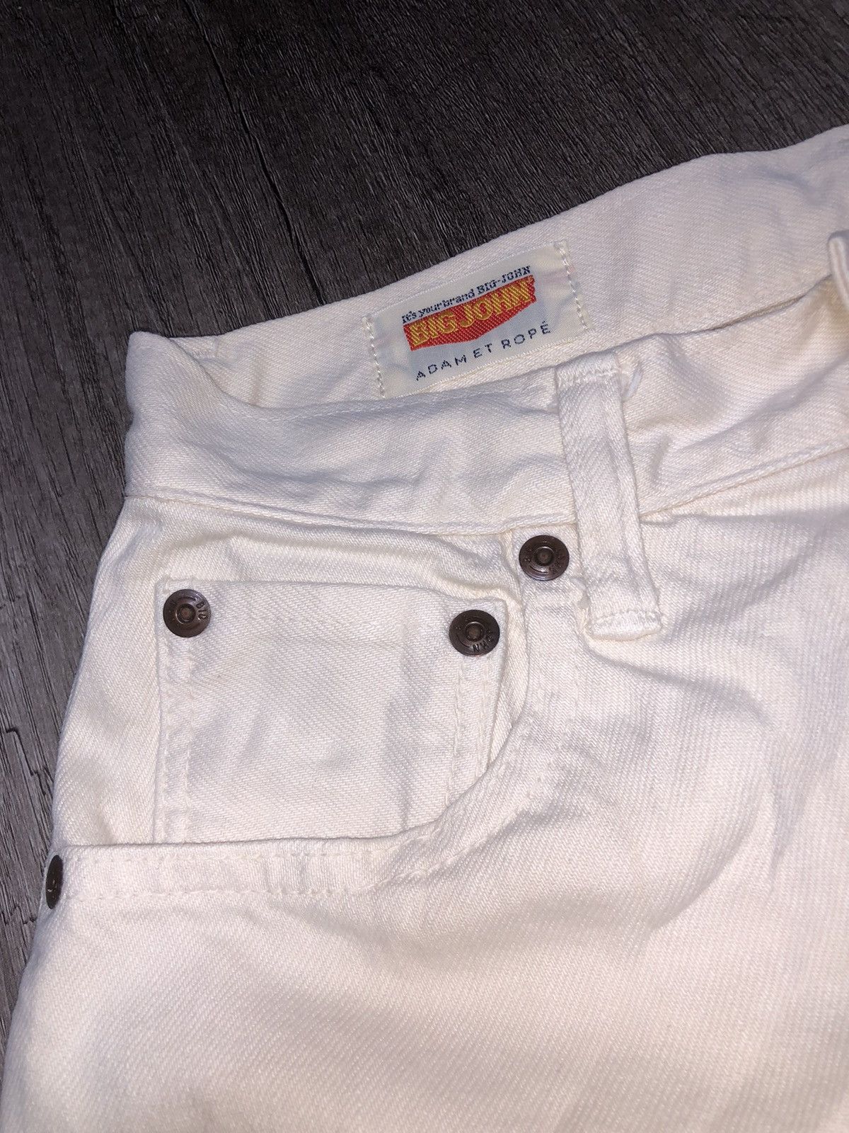 Big John Vintage Big John Adamet Rope Selvedge Jeans Size US 27 - 13 Thumbnail