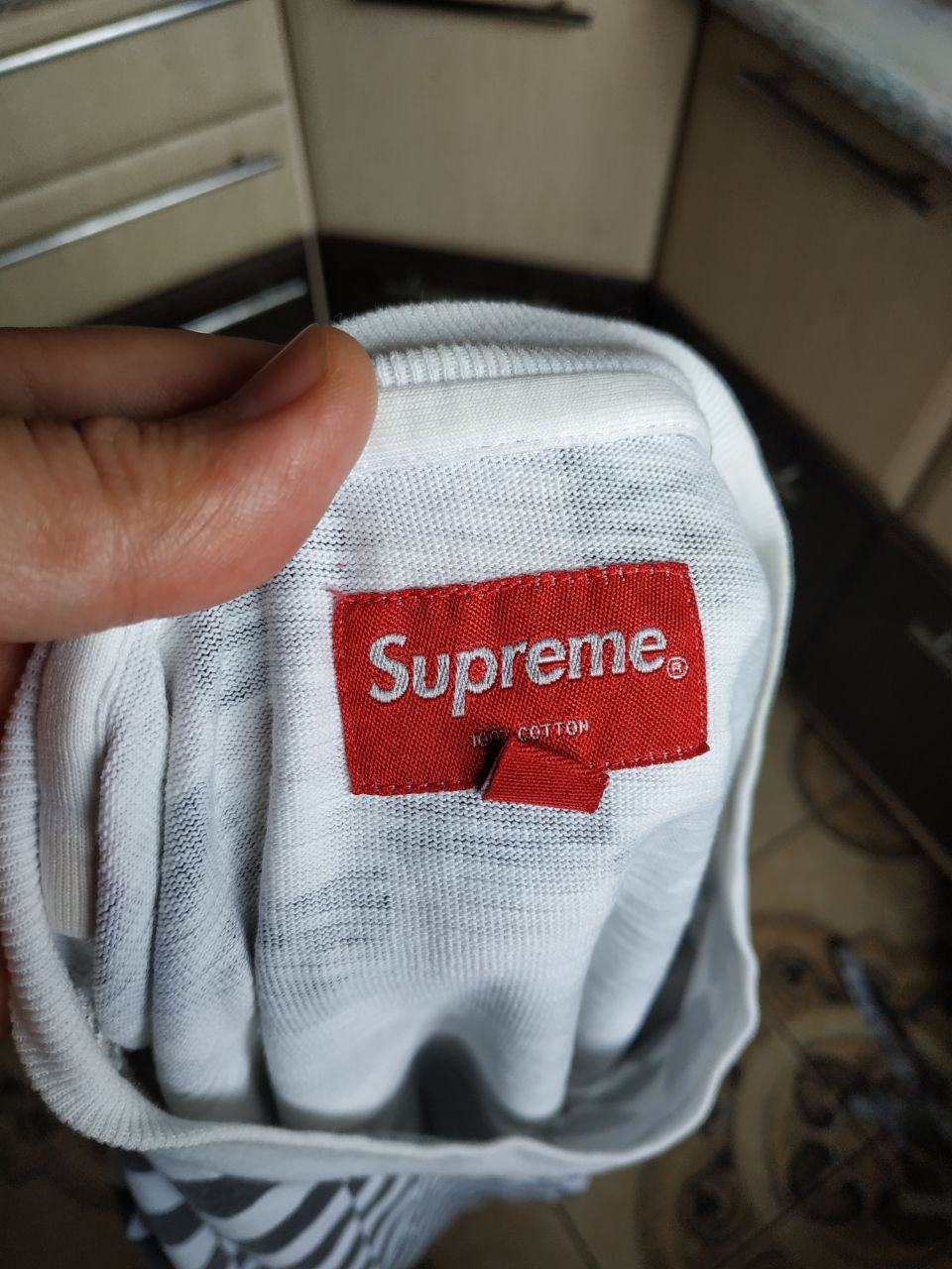 Supreme Supreme Checkerboard Pocket Tee Black/White Small Box Logo Size US M / EU 48-50 / 2 - 4 Thumbnail