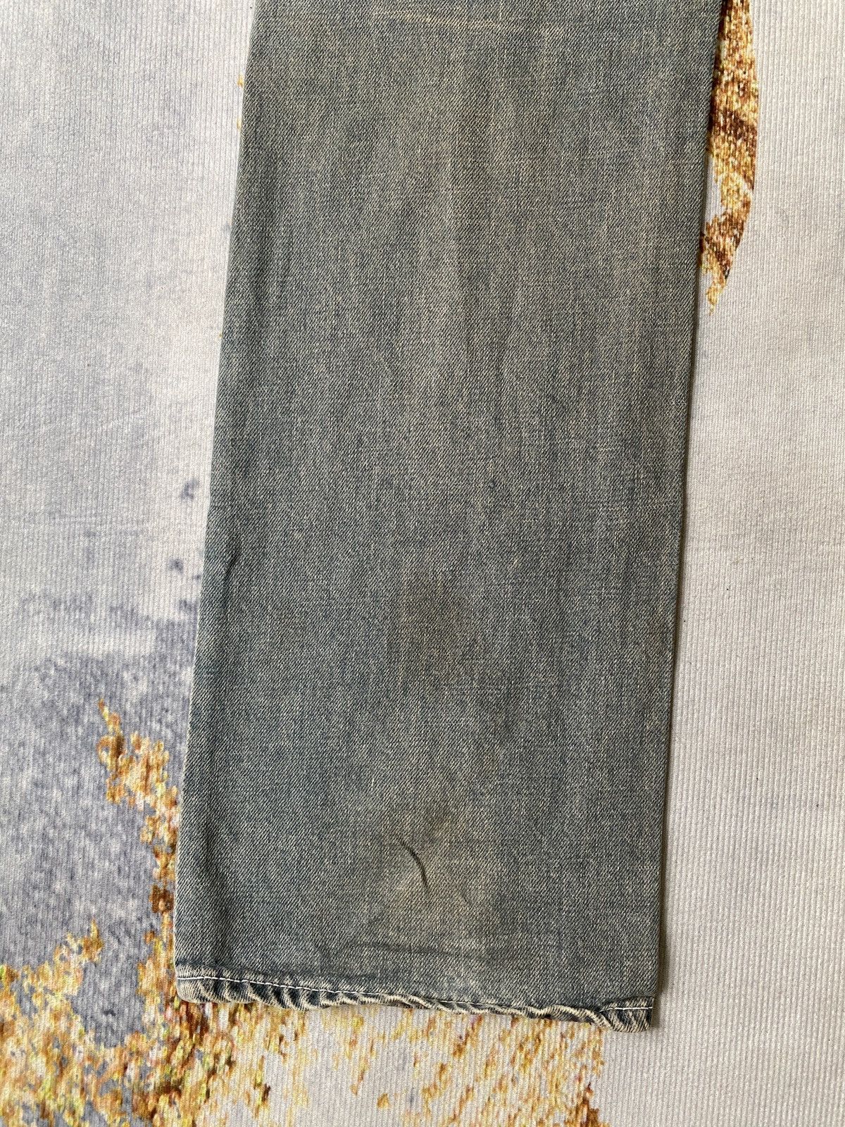 Japanese Brand × Paul Smith × Paul Smith Red Ear Red Ear Paul Smiths Rusty Washed Faded Denim Size US 31 - 13 Thumbnail