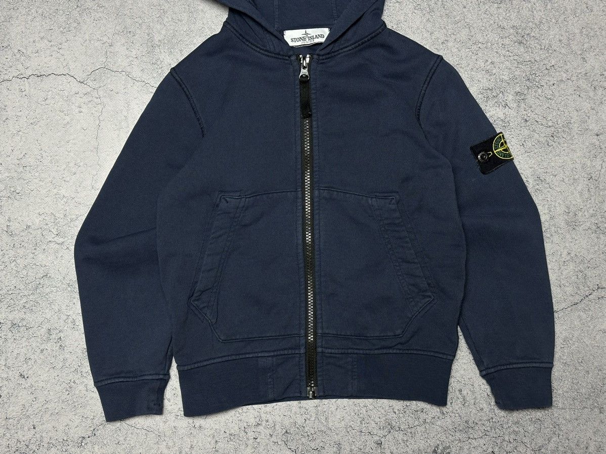 Stone Island Stone Island Junior Kids Zip Hoodie 6y/116cm Size US XXS / EU 40 - 3 Thumbnail