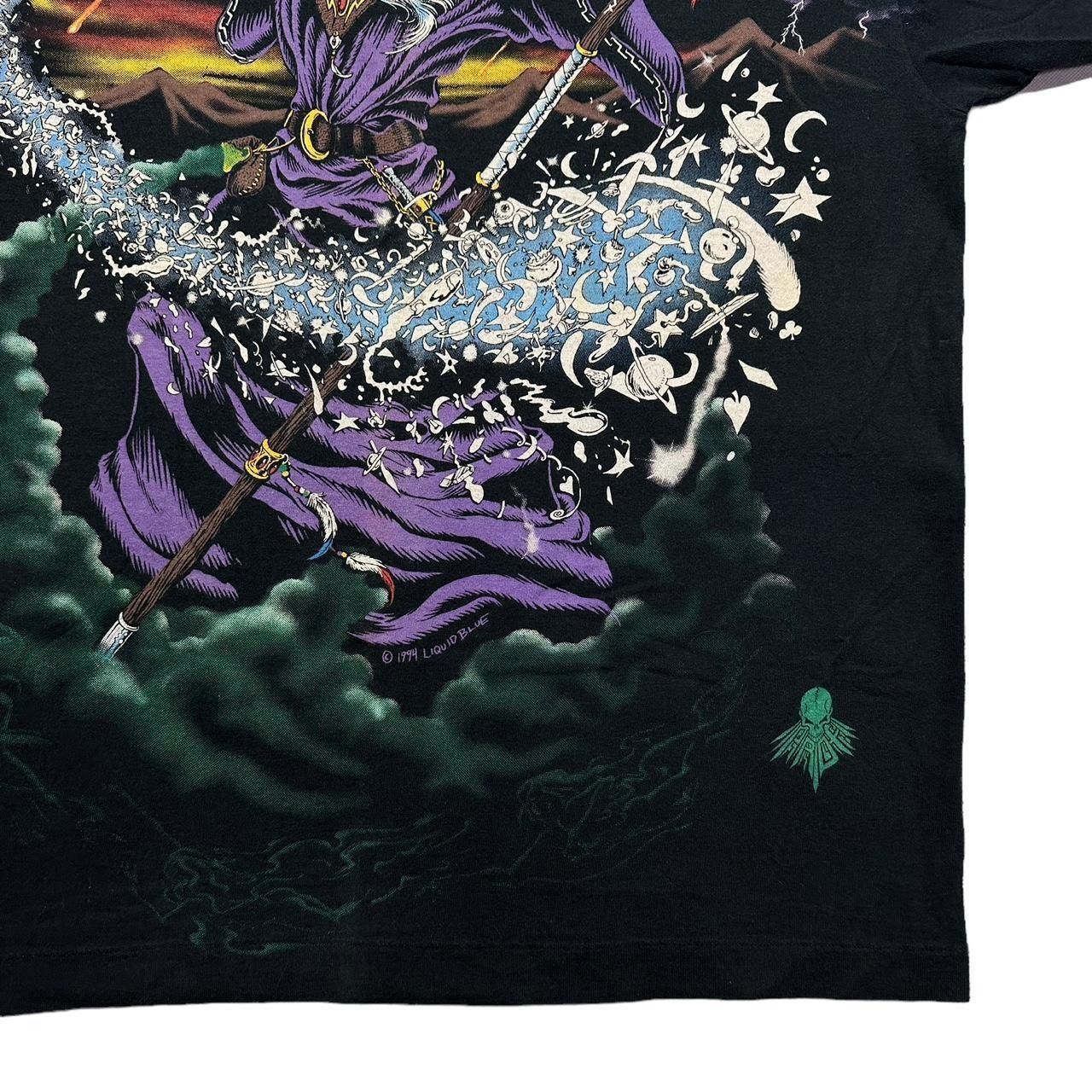 Liquid Blue × Vintage Vintage Liquid Blue Wizard AOP T-Shirt Size US XL / EU 56 / 4 - 6 Thumbnail