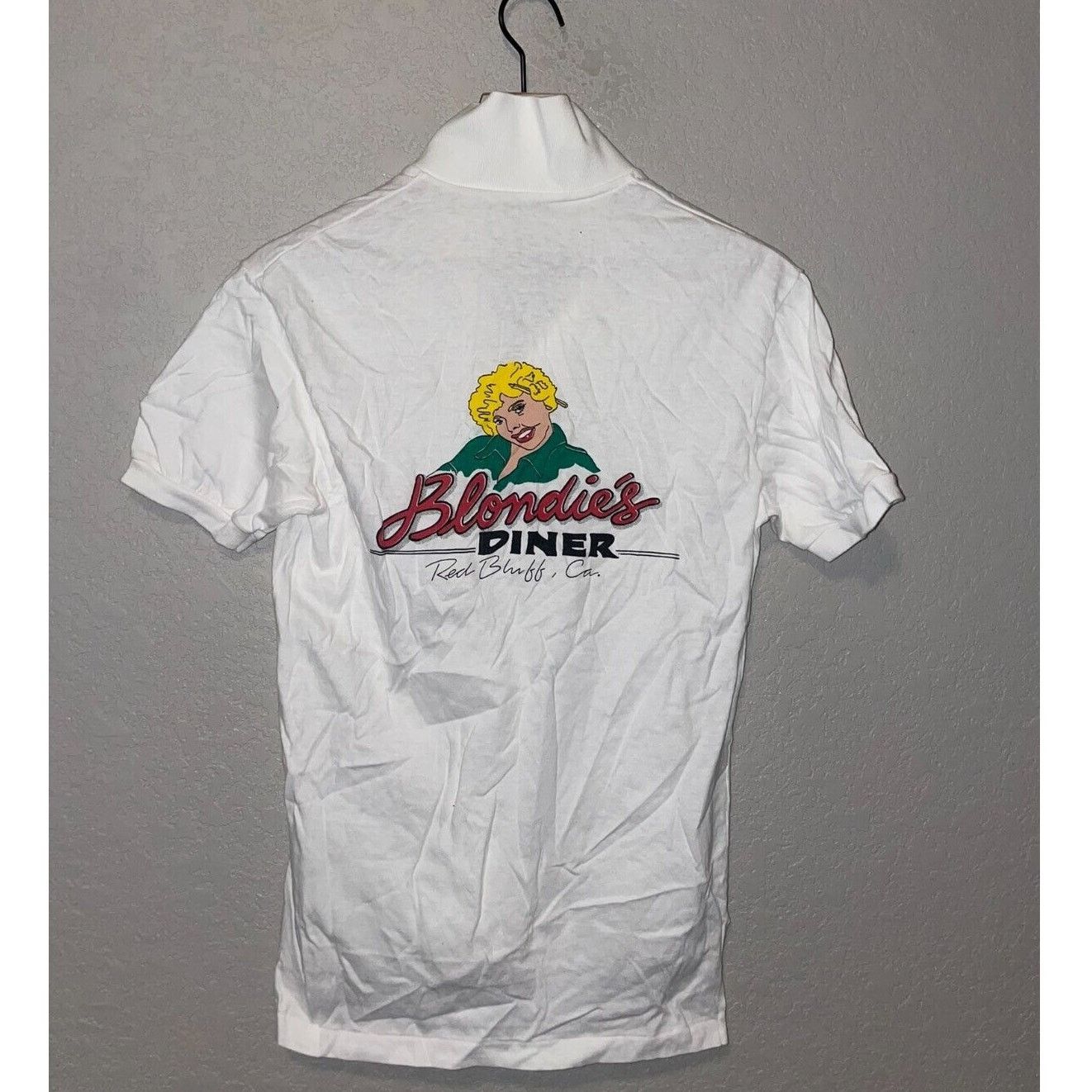Vintage Vintage Polo Shirt Blondie's Diner Red Bluff California Tee Size US M / EU 48-50 / 2 - 1 Thumbnail
