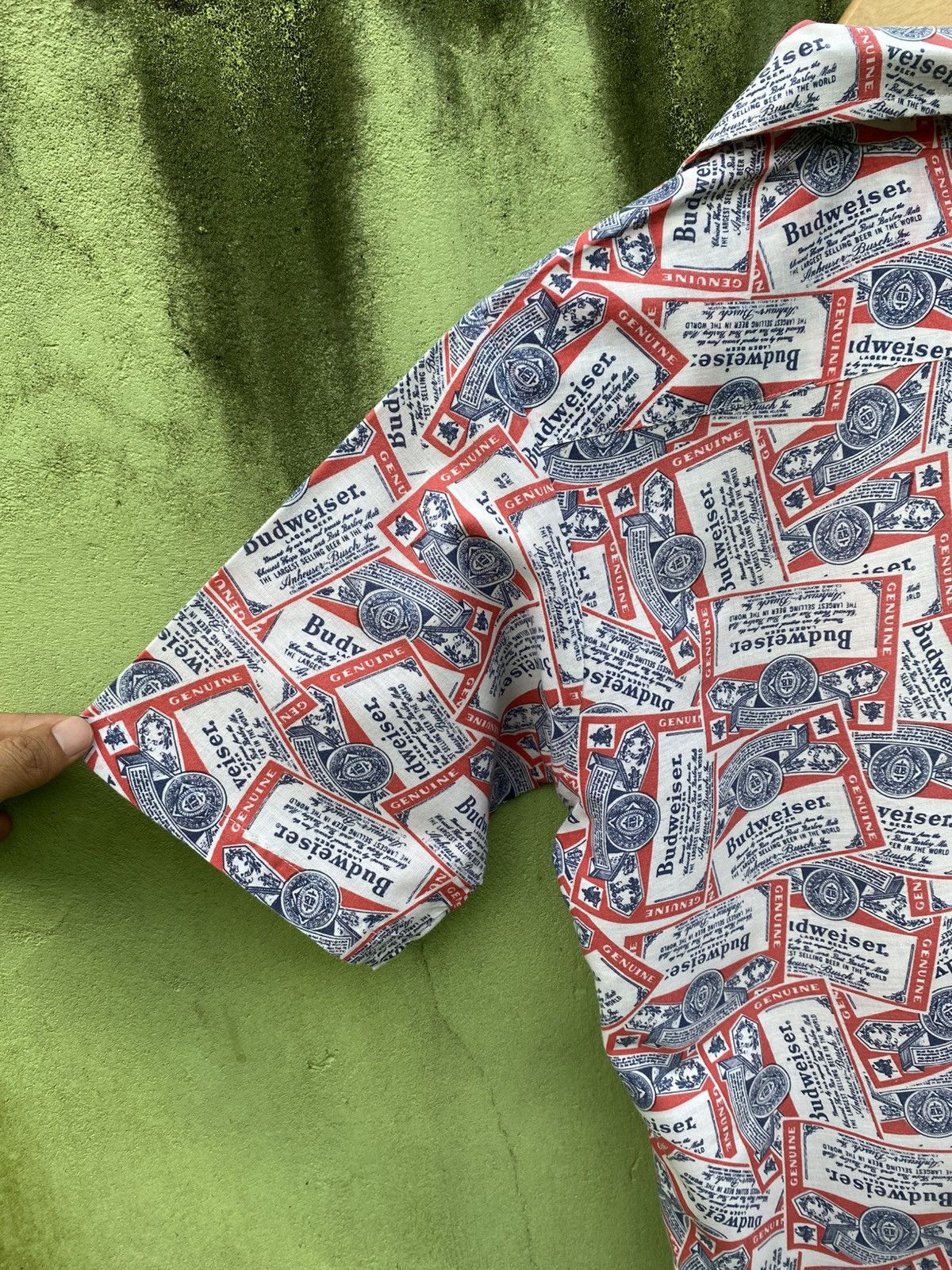 Budweiser Budweiser All Over Print AOP Vintage Short Sleeve Shirt Size US M / EU 48-50 / 2 - 11 Thumbnail