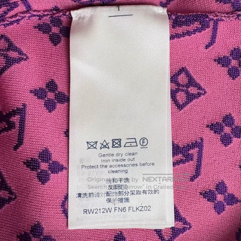 Louis Vuitton Louis Vuitton size m Mulberry silk purple blend printed str Size 24" / US 00 / IT 34 - 5 Thumbnail