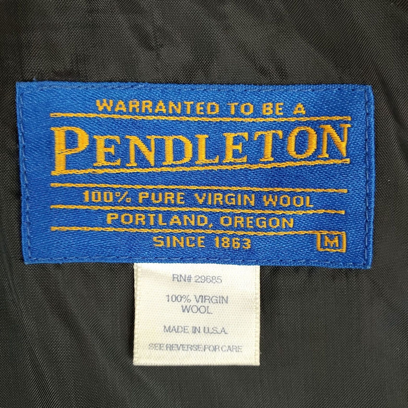 Pendleton VTG PENDLETON Mens Size Medium 100% Virg Wool USA Made Herringbone Field Jacket Size US XL / EU 56 / 4 - 4 Thumbnail