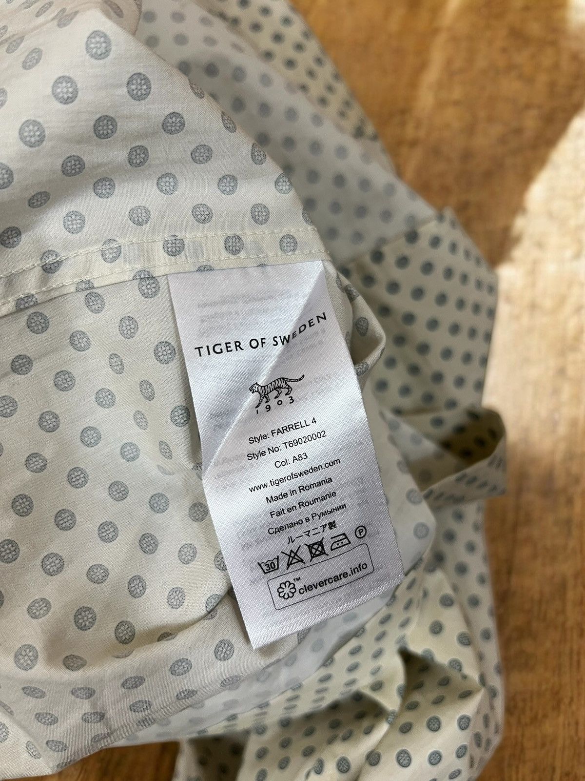 Tiger of Sweden Tiger of Sweden Farrell 4 shirt size M Size US M / EU 48-50 / 2 - 7 Thumbnail