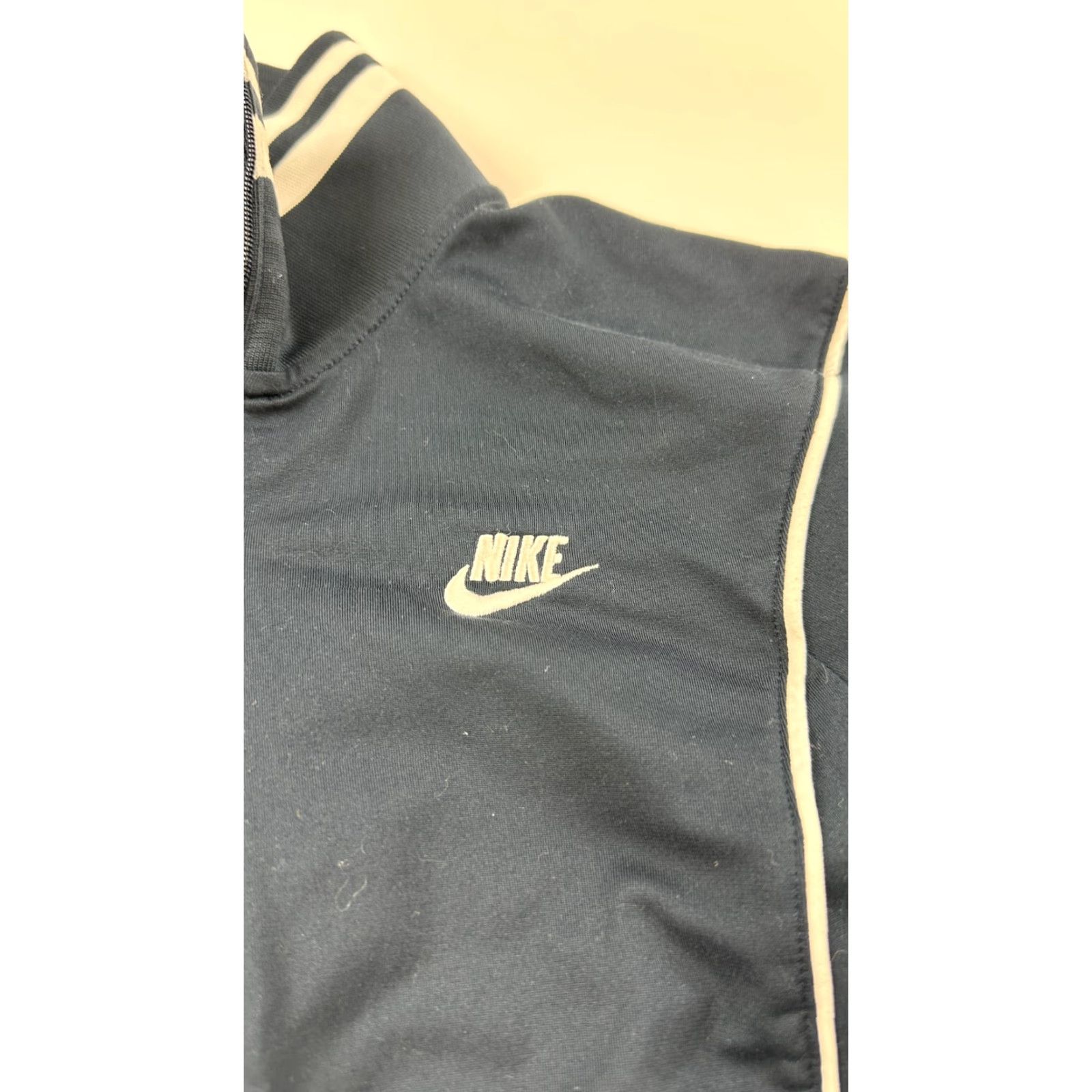 Nike Nike Jacket Womens M Blue Activewear Long Sleeve Full Zip Logo Track Size M / US 6-8 / IT 42-44 - 2 Thumbnail