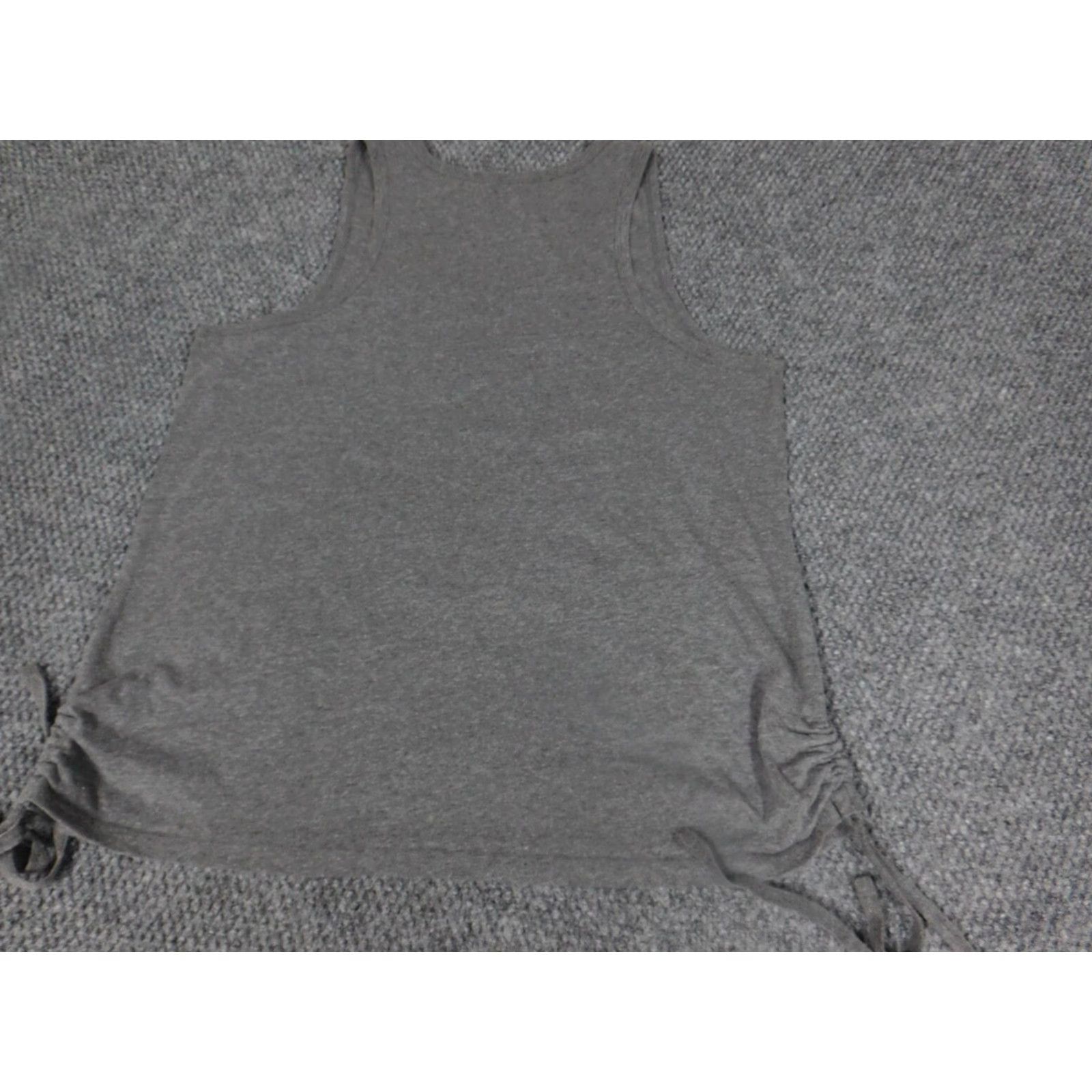Vintage Bobbie Brooks Womens Tank L Gray Crew Neck Cotton Rayon Sleeveless Basic Casual Shirt Size L / US 10 / IT 46 - 7 Thumbnail