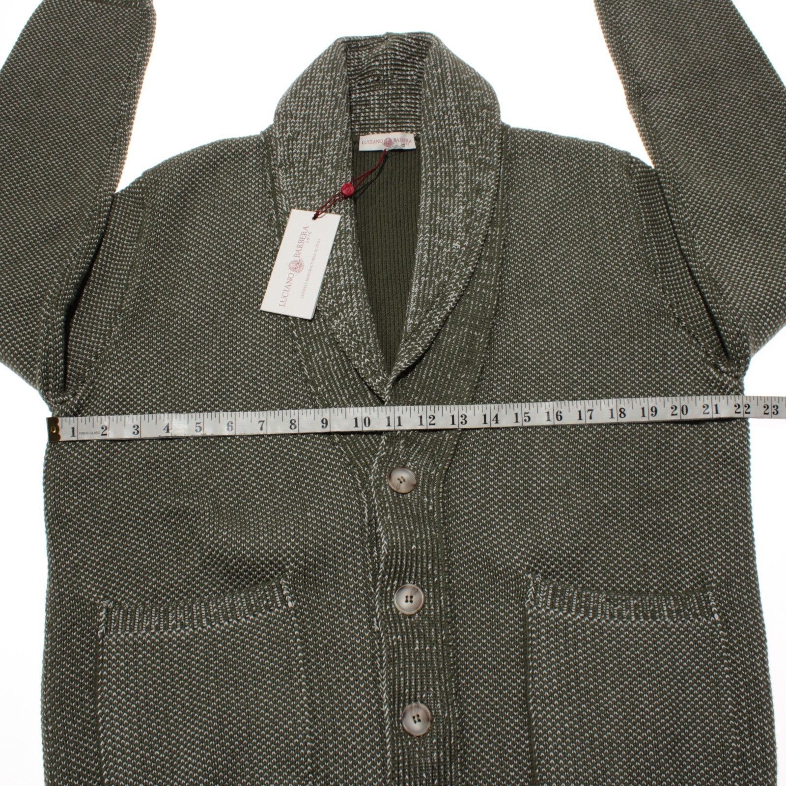 Luciano Barbera Luciano Barbera Sweater Size US M in Green Size US M / EU 48-50 / 2 - 6 Thumbnail