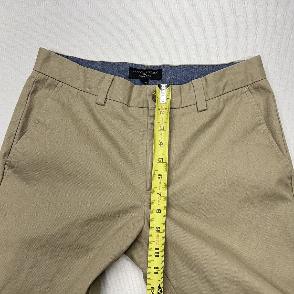 Banana Republic Banana Republic Chino Pants Khaki Aiden Slim Casual Beige Size US 29 - 19 Thumbnail
