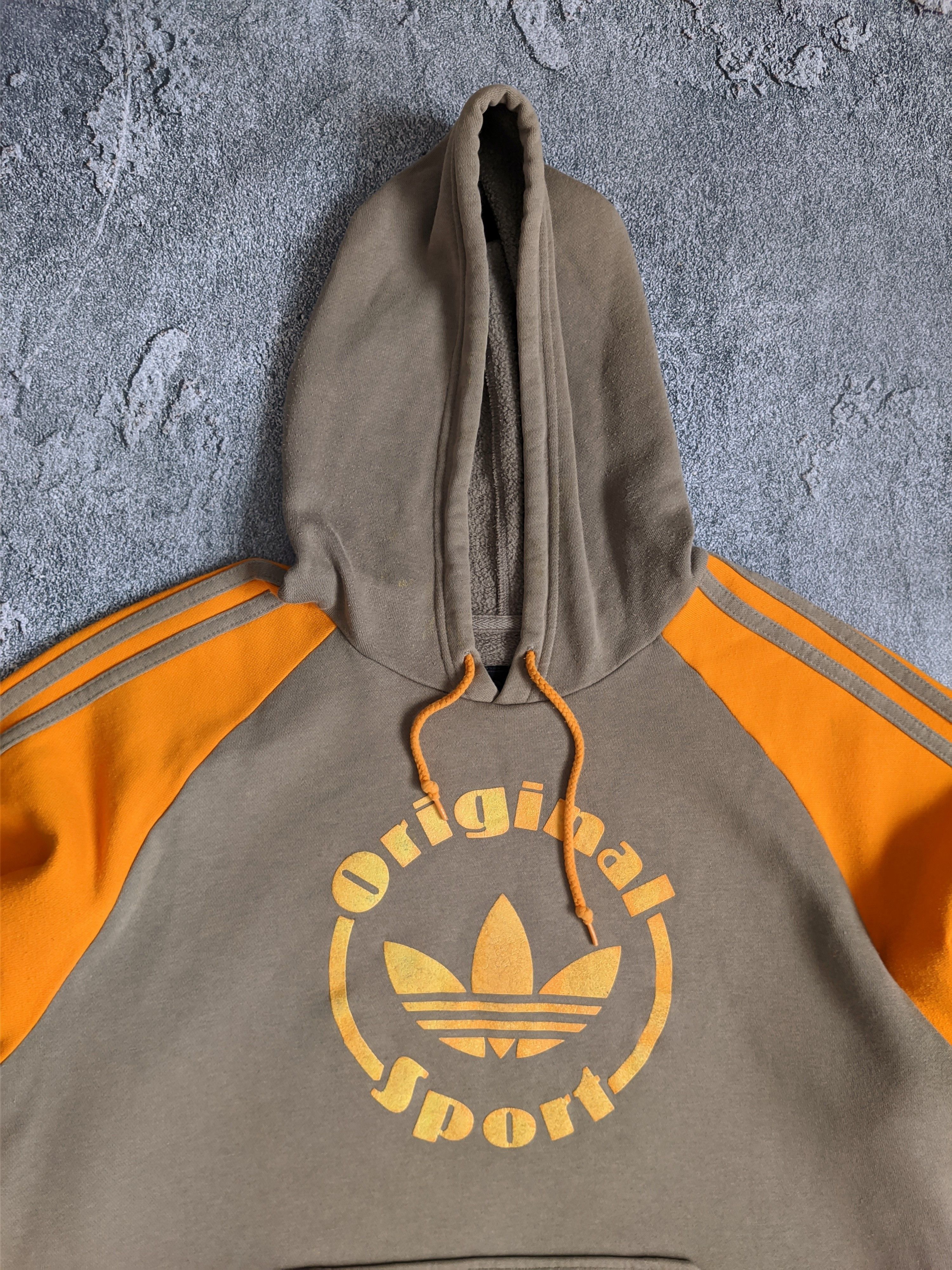 Adidas Vintage adidas hoodie brown 90s striped y2k Size US M / EU 48-50 / 2 - 6 Thumbnail