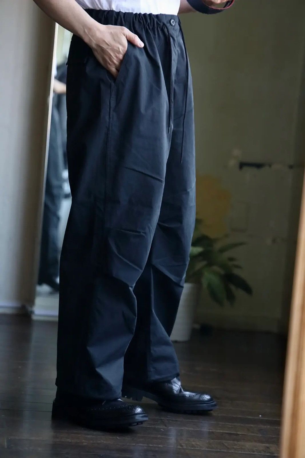 Comme des Garcons Homme Wide leg navy comme des garcons pants SS2025 Size US 32 / EU 48 - 4 Thumbnail